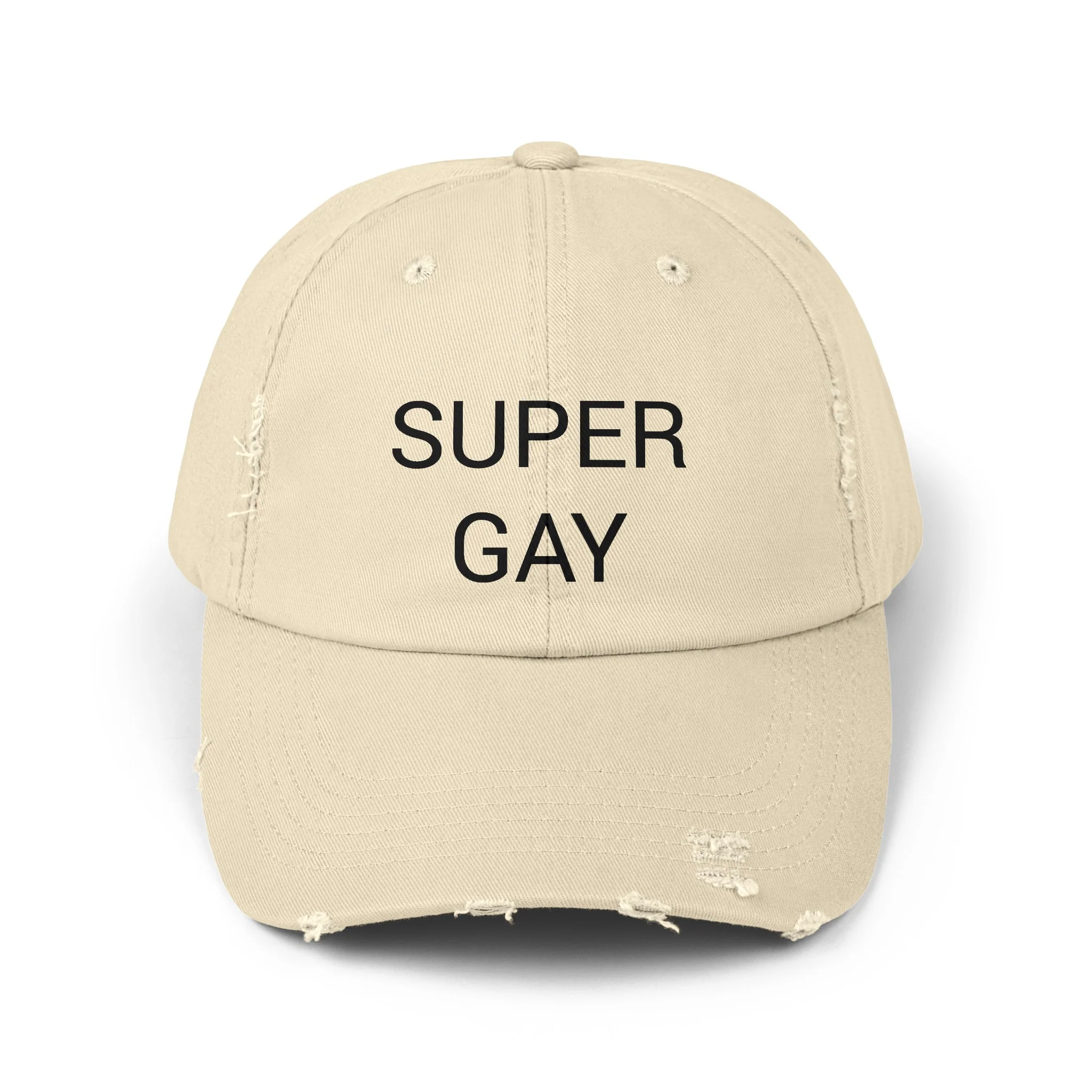 SUPER GAY Distressed Cap in 6 colors - Image 5