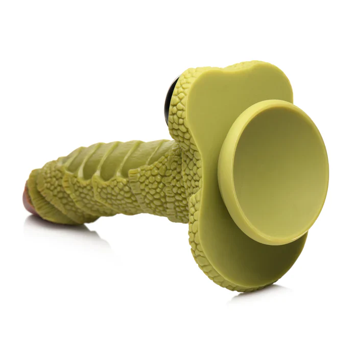 Creature Cock Swamp Monster Green Scaly Silicone Dildo - Image 7