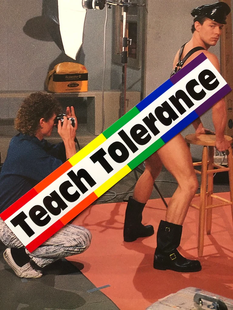 TEACH TOLERANCE BUMBER STICKER