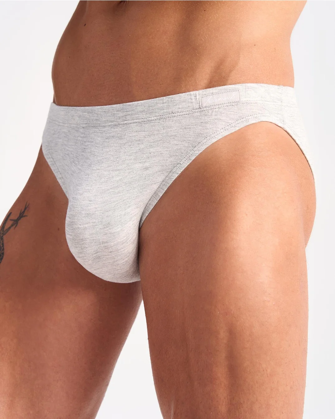 Teamm8 Body Bamboo Bikini Brief - Grey Marle - Image 4