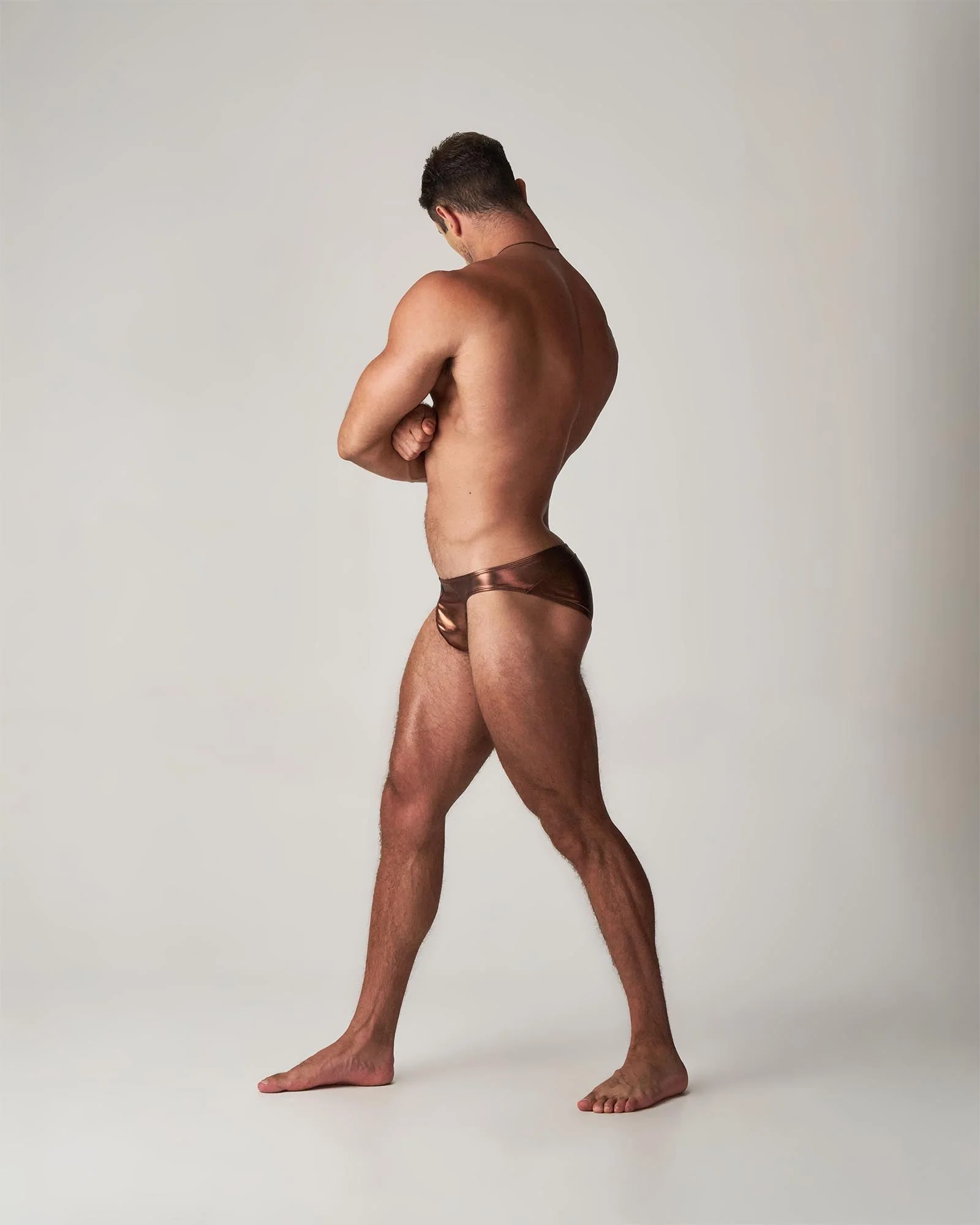 TEAMM8 Chrome Bikini Brief Bronze - Image 3