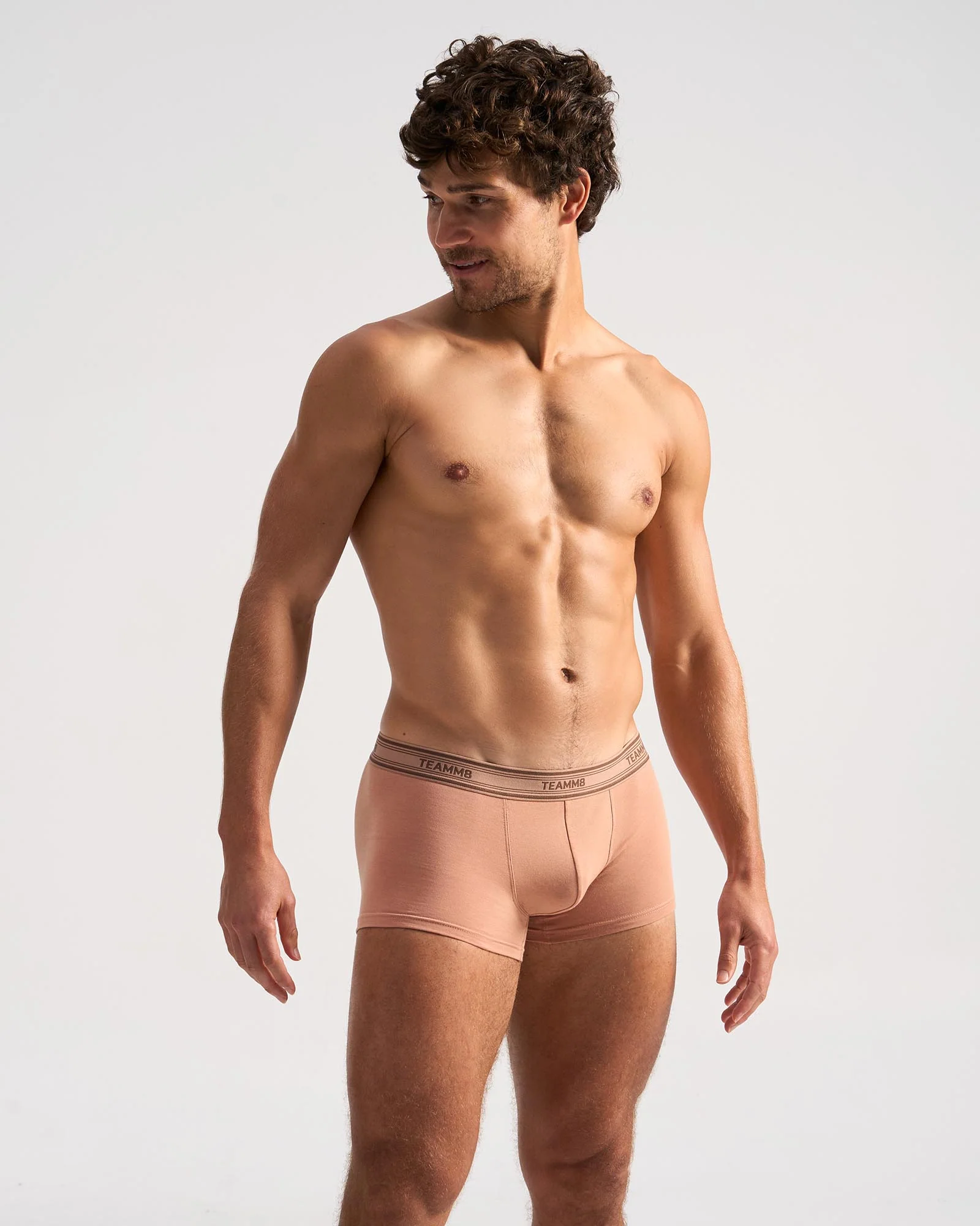TEAMM8 Cotton Classic Trunk - Latte - Image 2