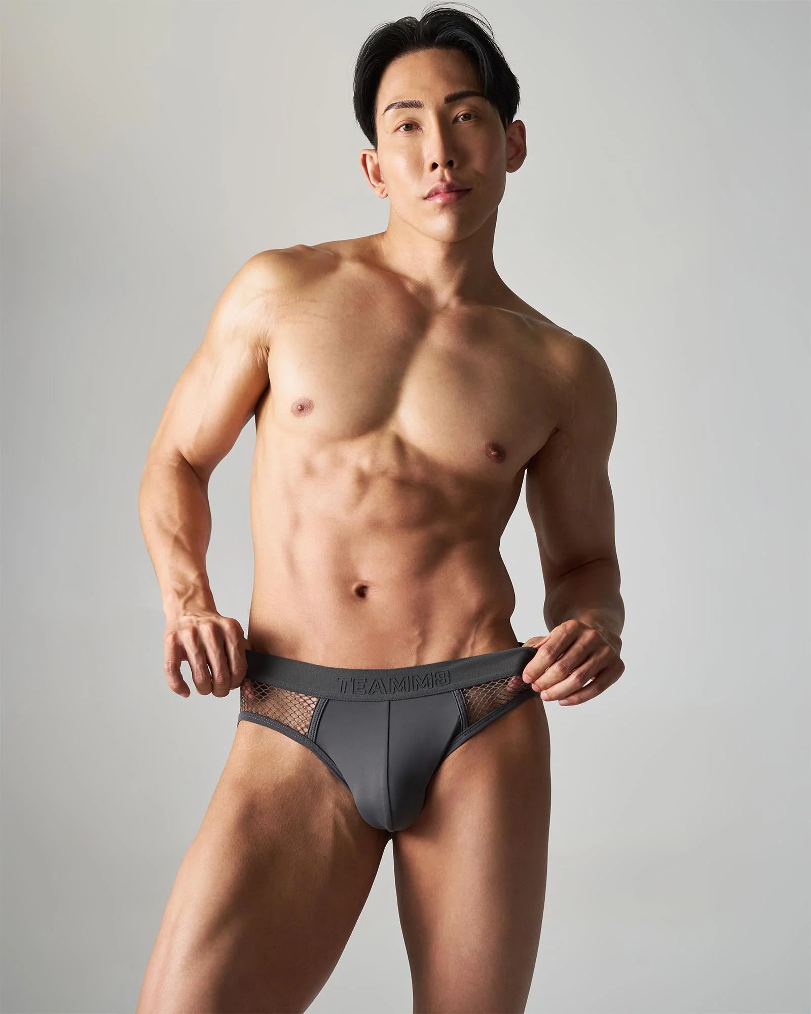 TEAMM8 Edge Net Brief Gunmetal - Image 3