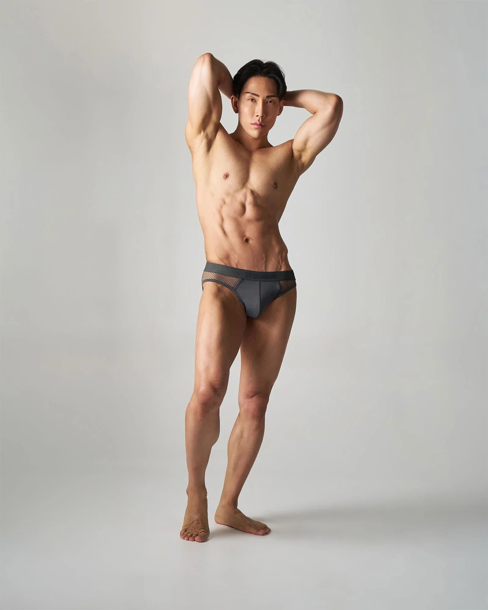 TEAMM8 Edge Net Brief Gunmetal - Image 4