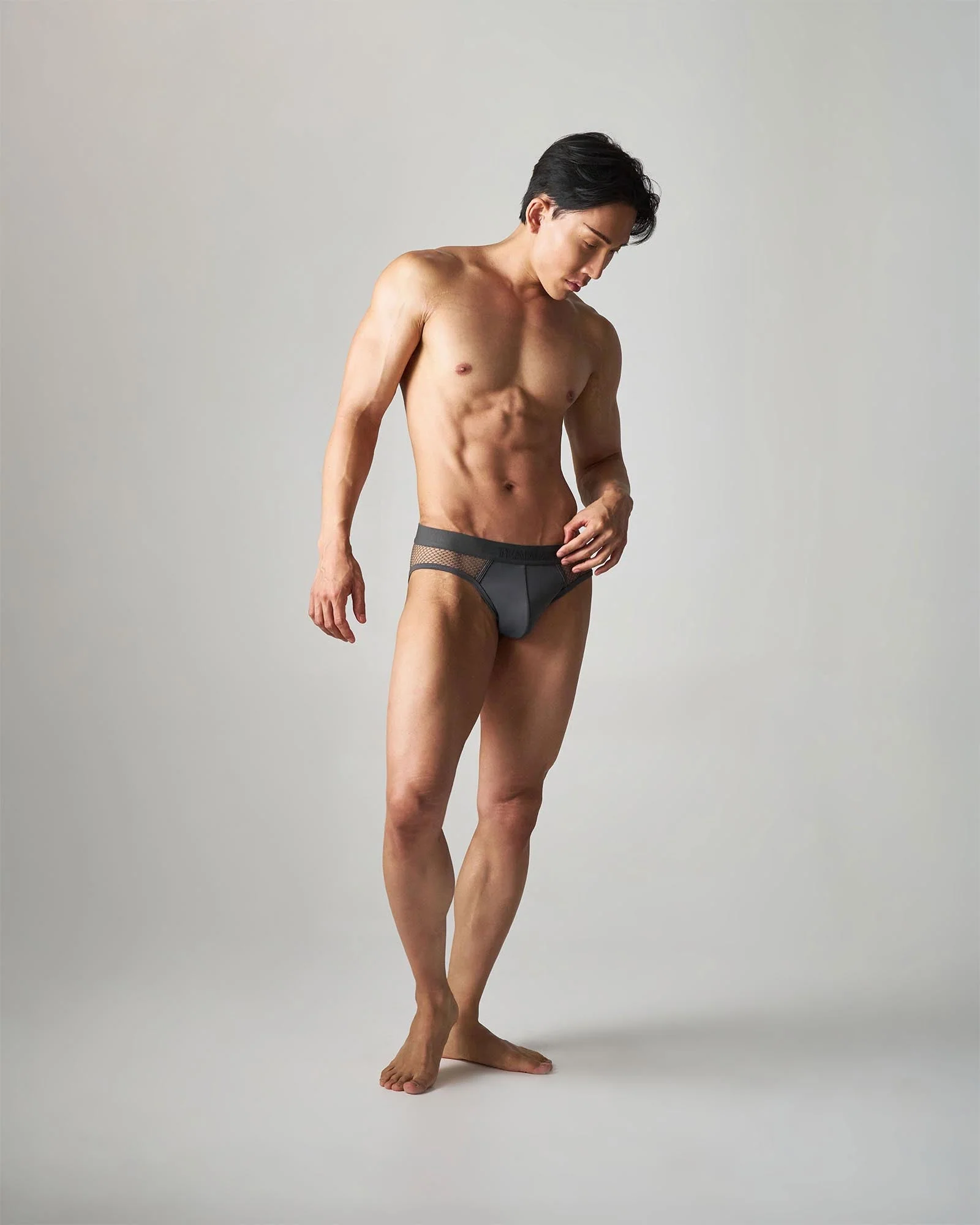 TEAMM8 Edge Net Brief Gunmetal - Image 5