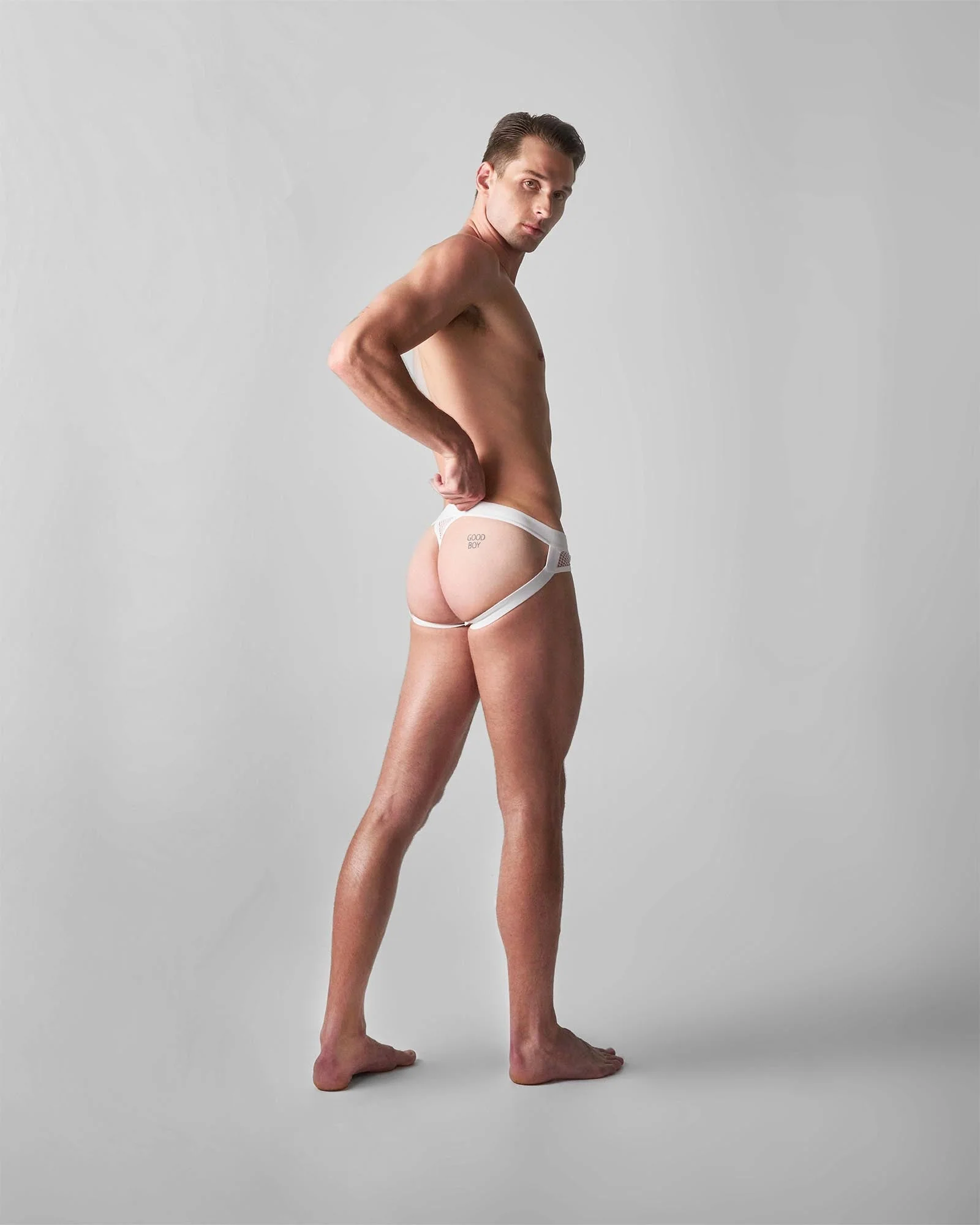 TEAMM8 Edge Net Jock/Thong Chalk - Image 5
