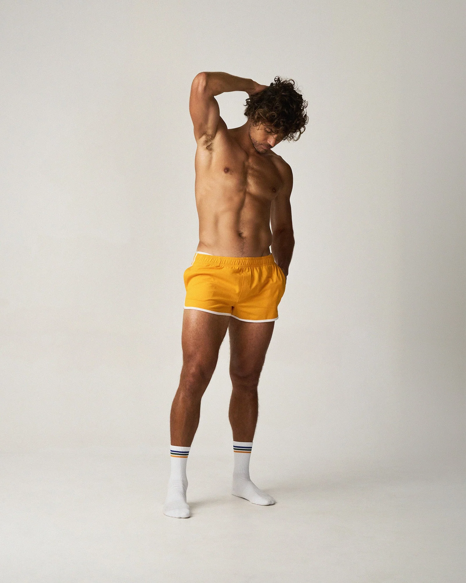 TEAMM8 M.V.P. Retro 2.5" Shorts  - Marigold - Image 2