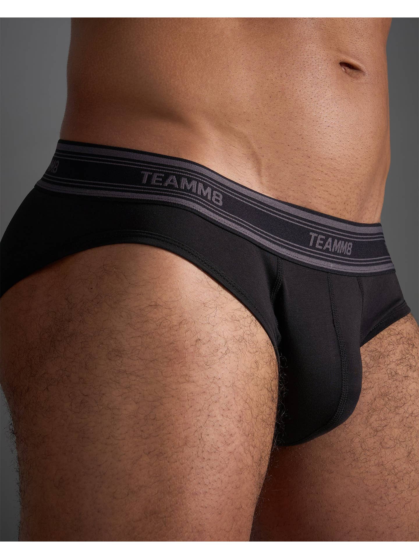TEAMM8 New Classic Cotton Brief - Black - Image 4