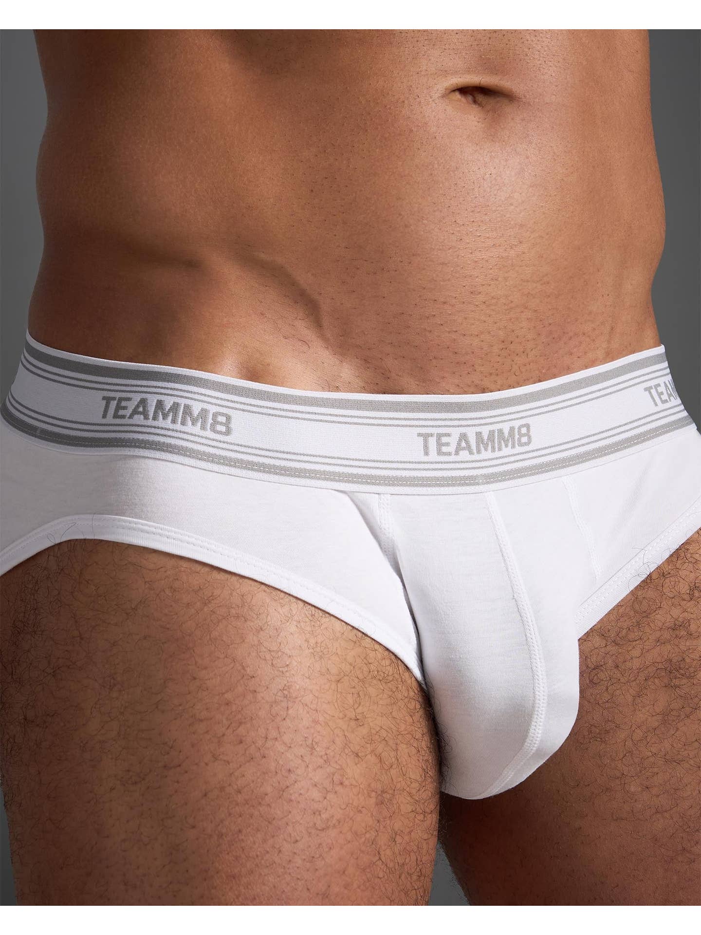 TEAMM8 New Classic Cotton Brief - White - Image 6
