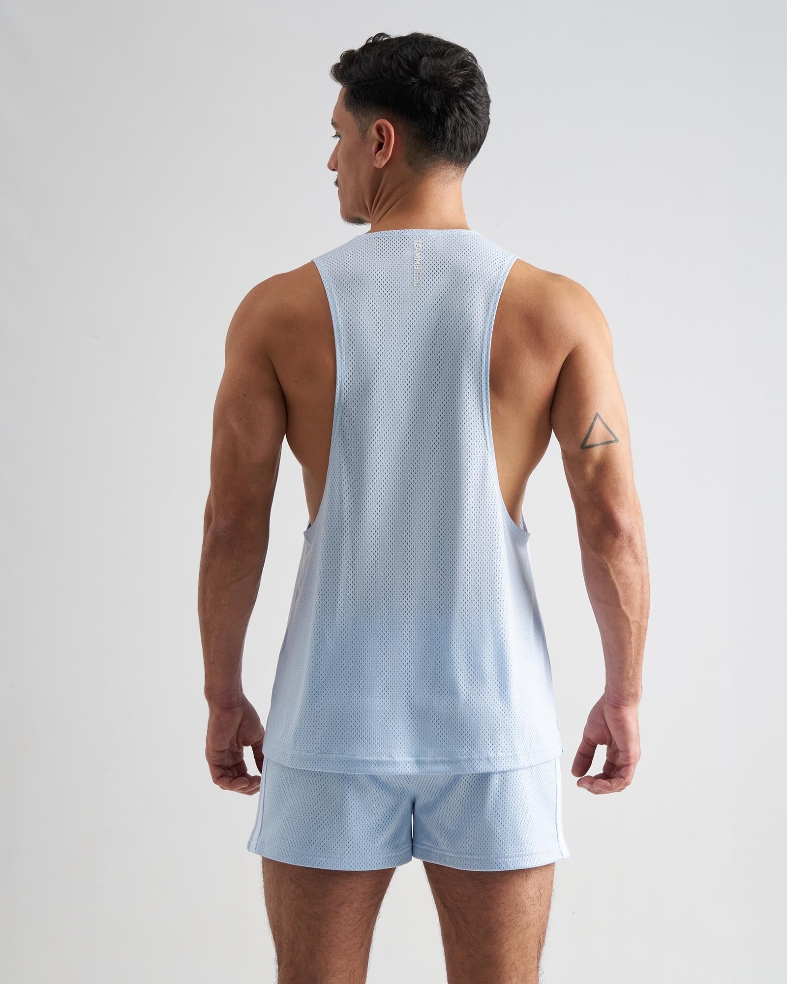 TEAMM8 S.S.C. Mesh Tank - Light Blue - Image 3