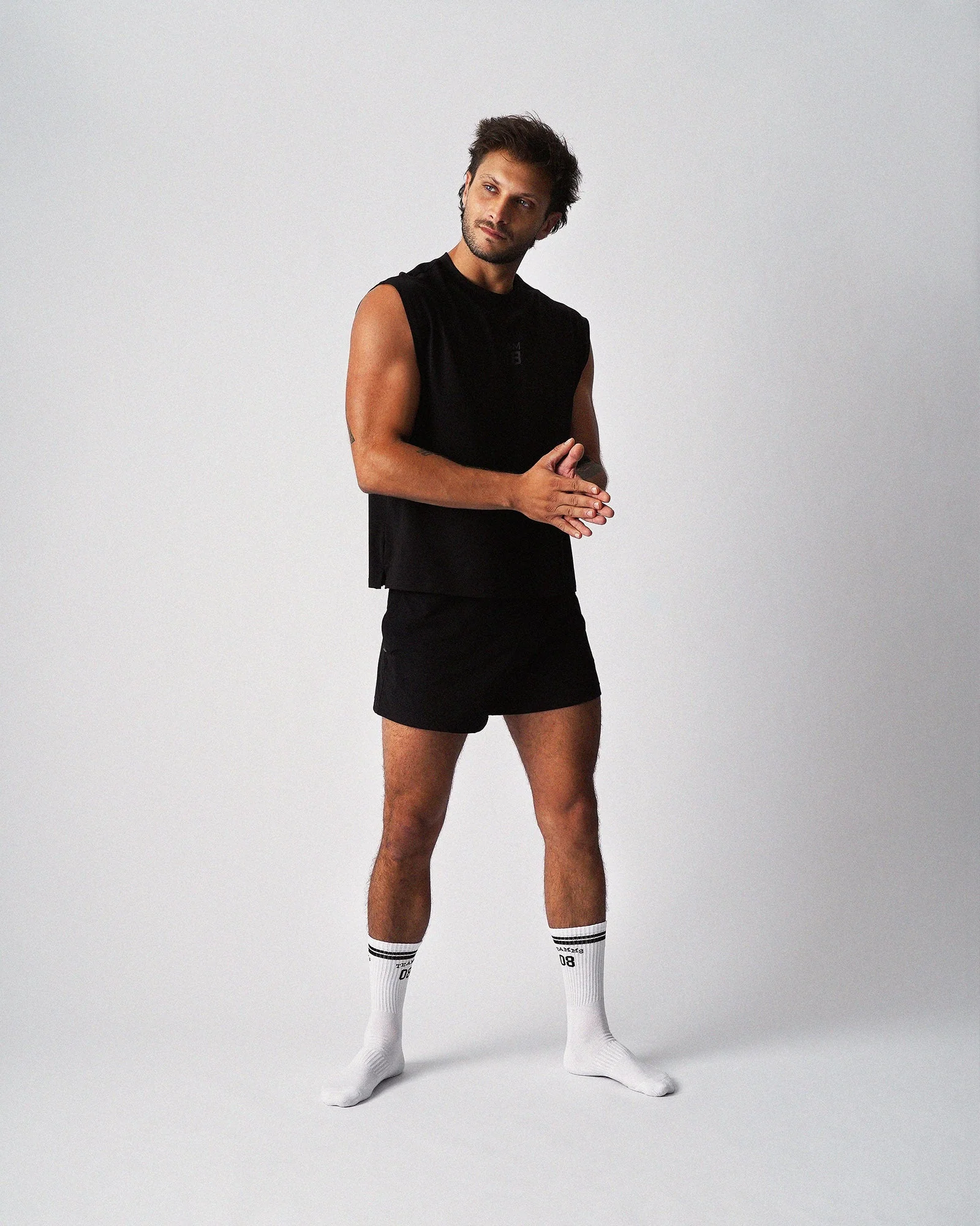 TEAMM8 Strike Box Muscle Tank 2.0. - Black - Image 5