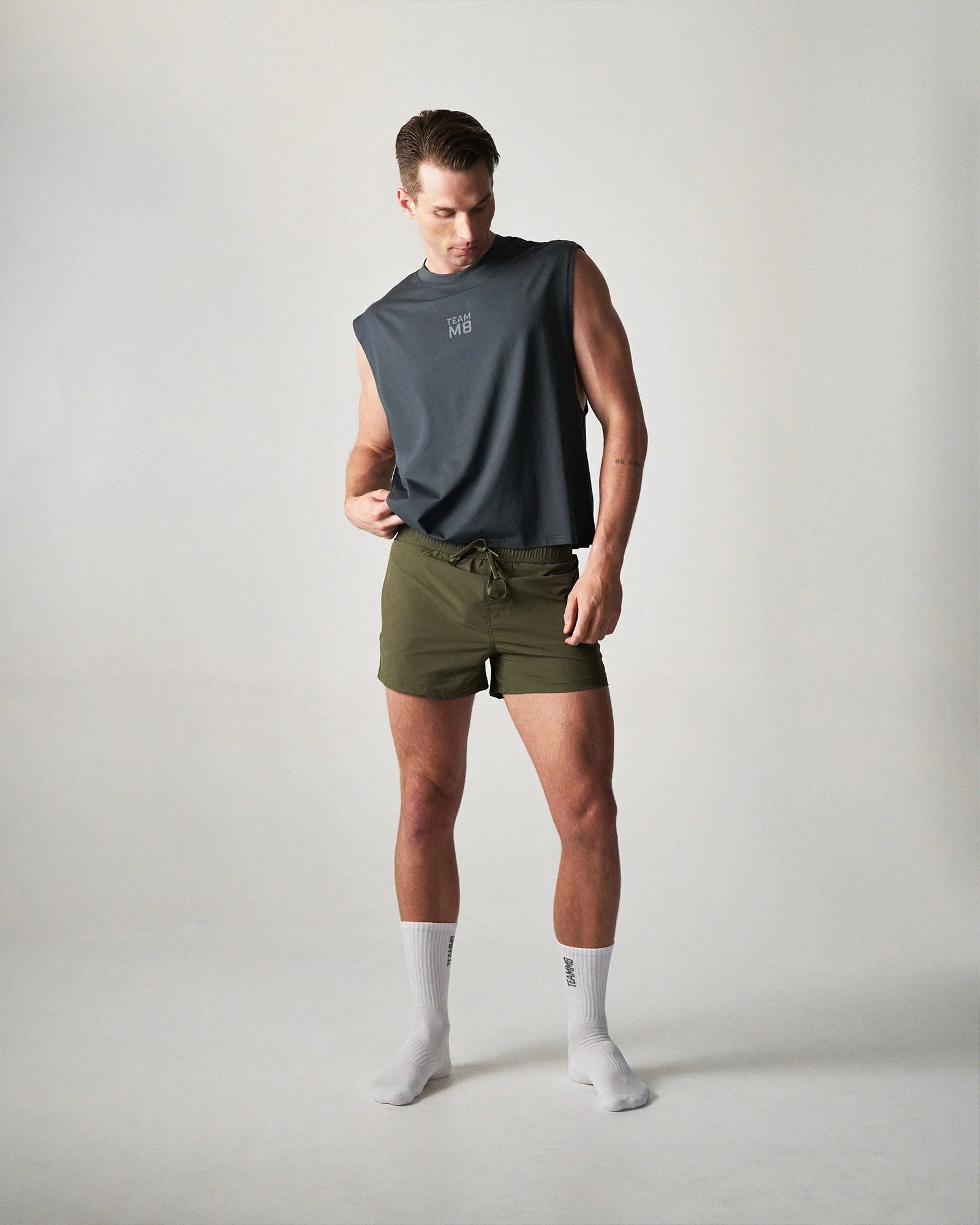 TEAMM8 Strike Box Muscle Tank 2.0. - Gunmetal - Image 2