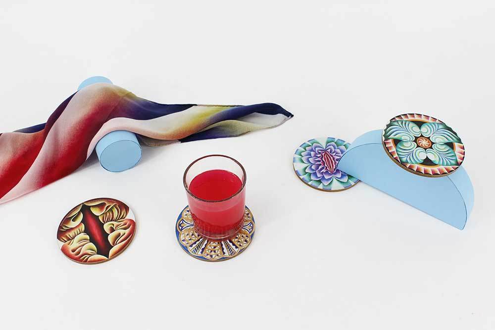 The Dinner Party Coaster Set by Judy Chicago x Third Drawer Down - Image 4