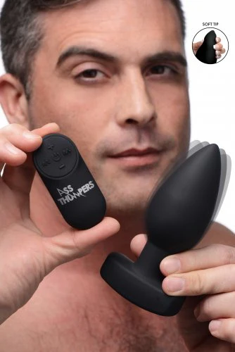 The Taper 10X Smooth Silicone Vibrating Butt Plug - Image 6