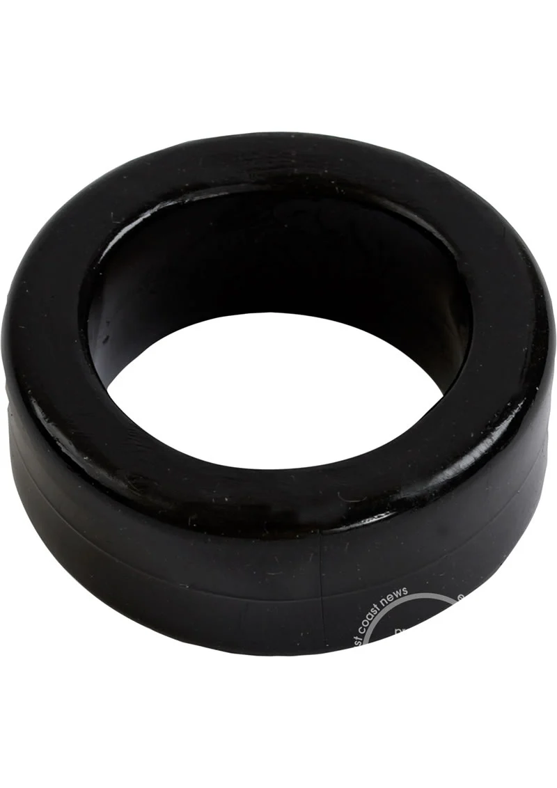 TitanMen Stretch-To-Fit Cock Ring - Black - Image 3