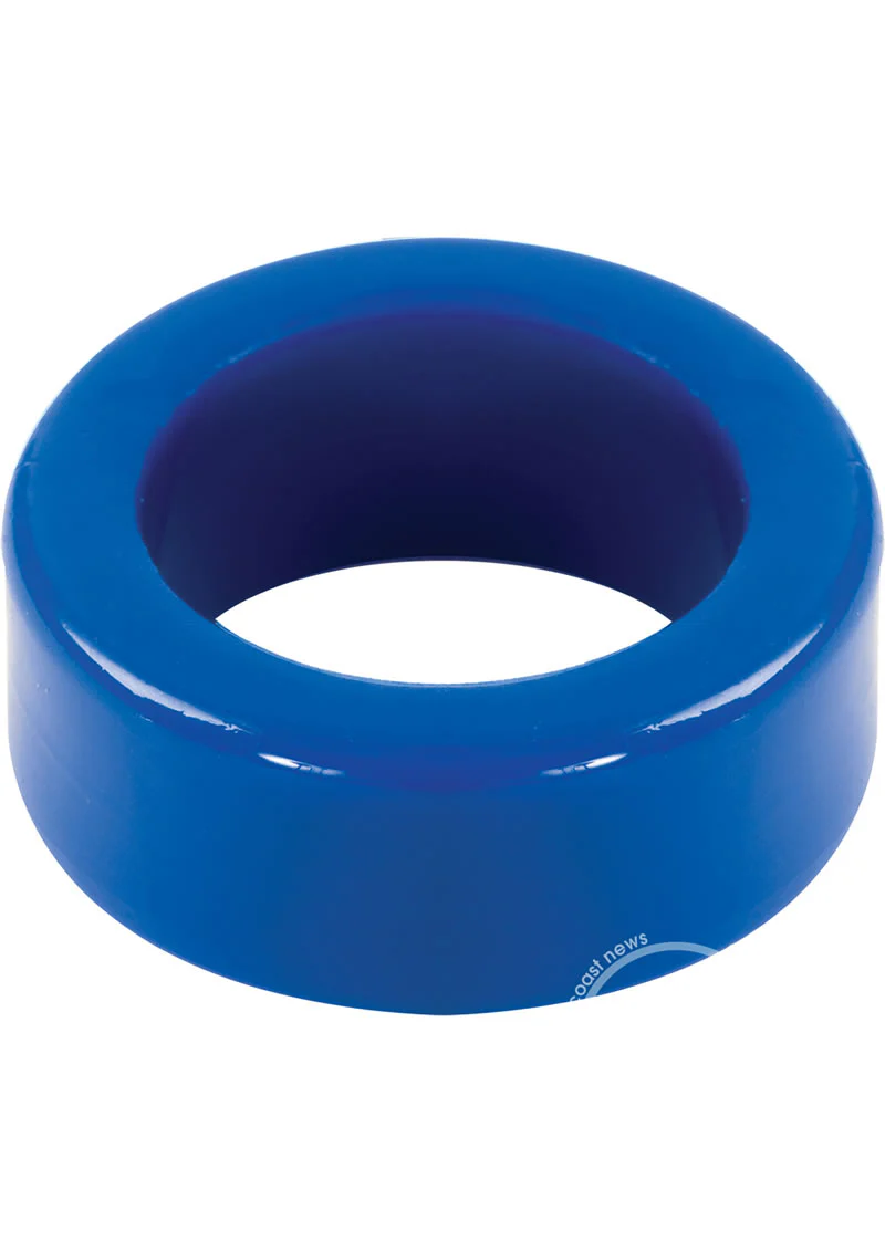 TitanMen Stretch-To-Fit Cock Ring - Blue - Image 4