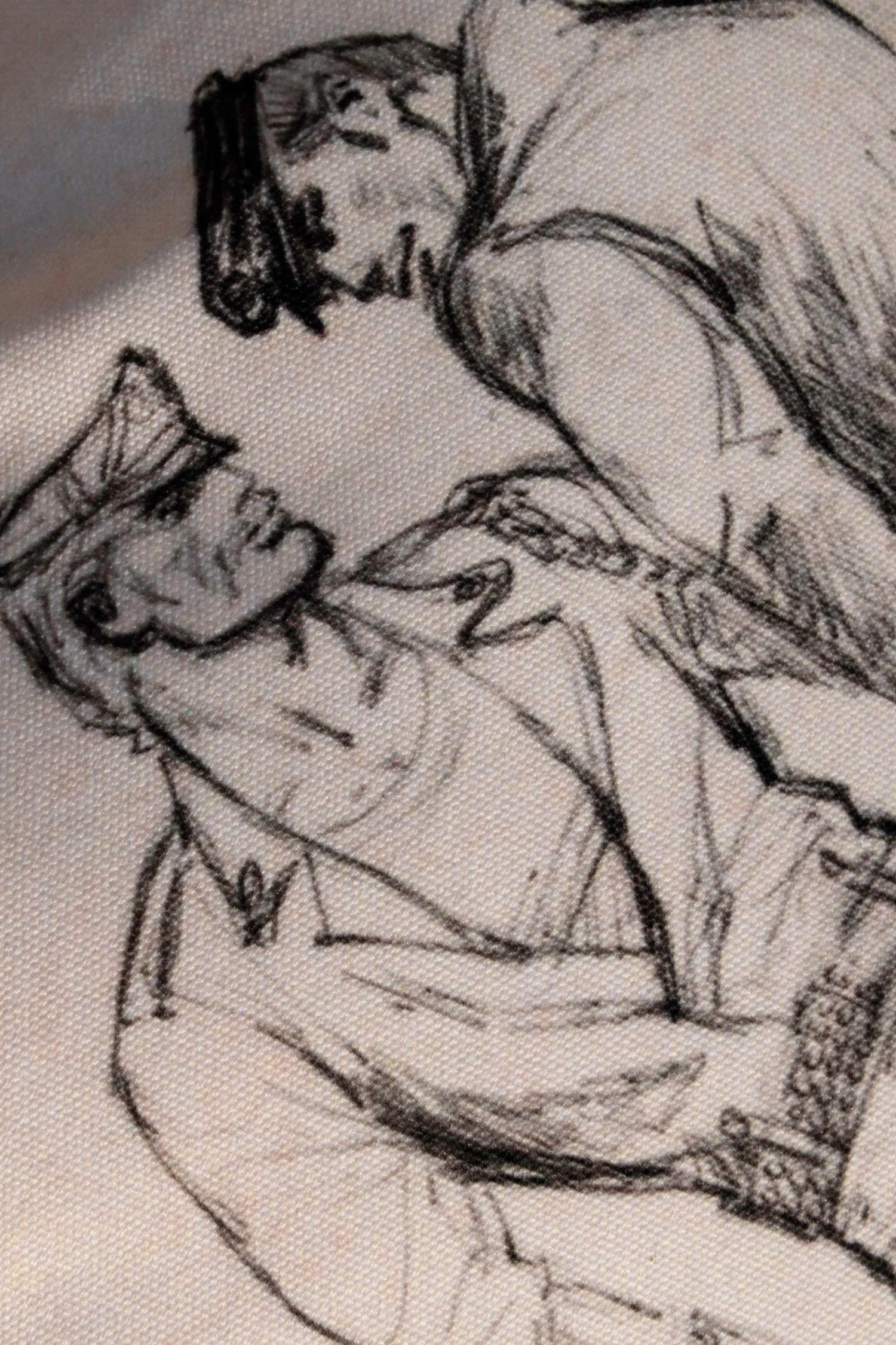 Tom of Finland Canvas Sketch Pillows- 3 designs - Image 3