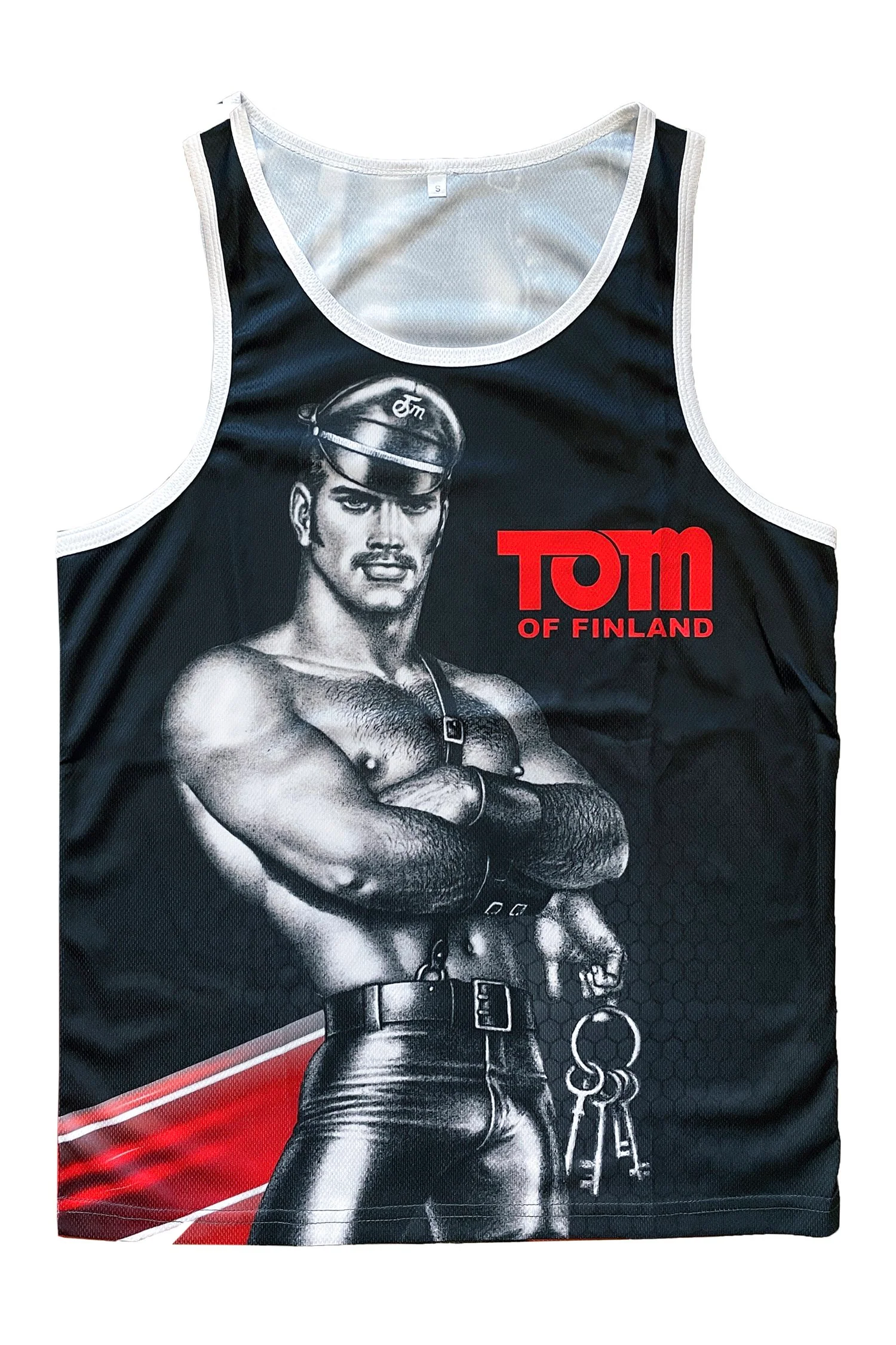 Tom of Finland Leather Stud Tank Top - Image 8
