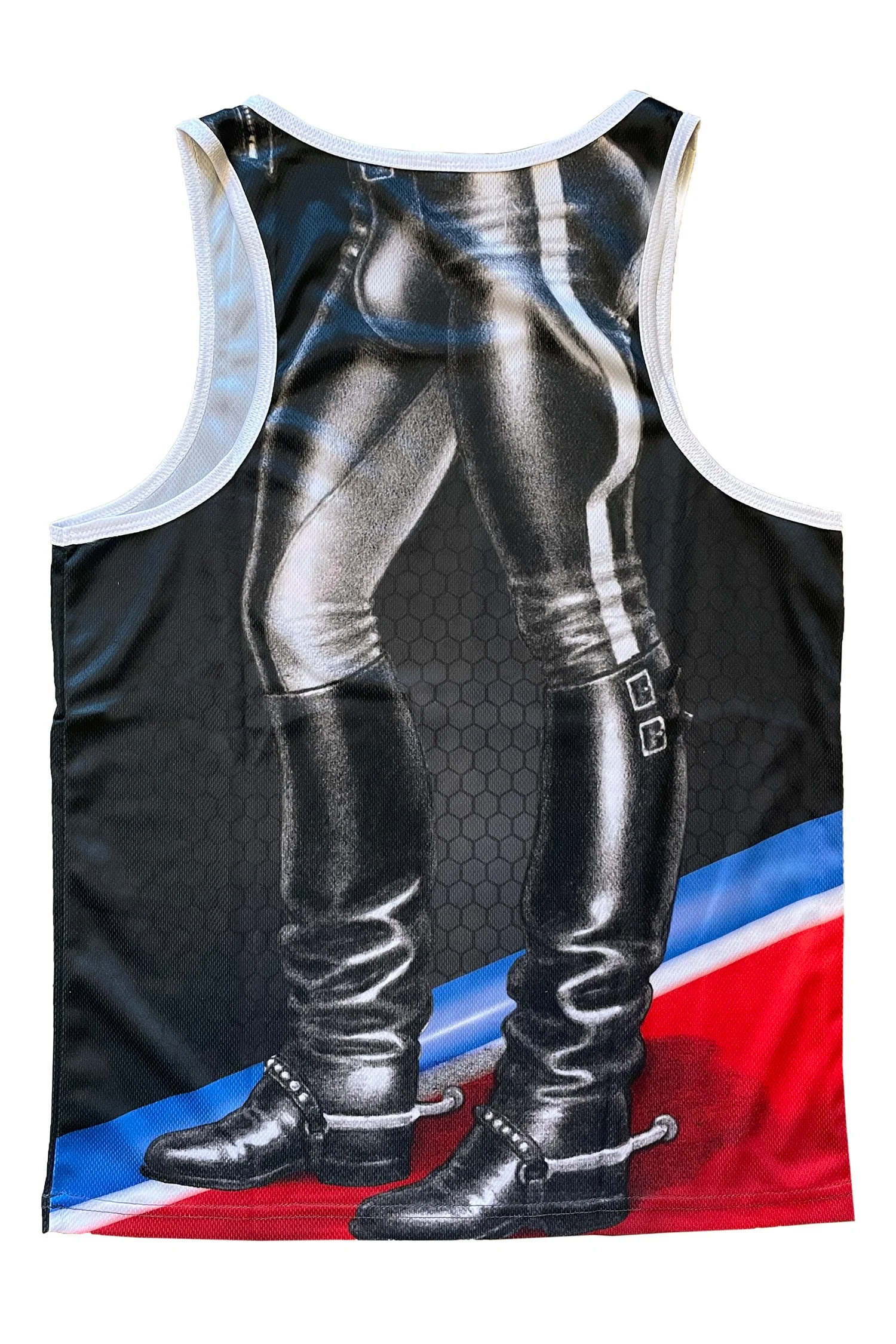 Tom of Finland Leather Stud Tank Top - Image 9