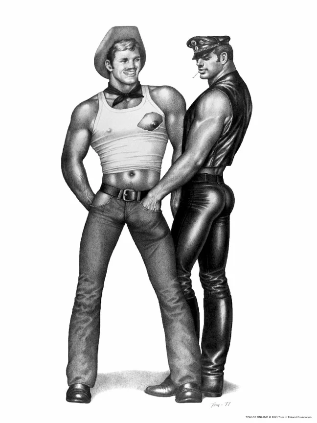 Tom of Finland Mini Poster: Western Beef - Image 2
