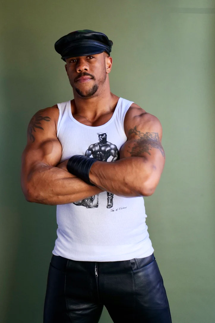 Tom of Finland WORSHIP Ribbed Tank White - Image 3