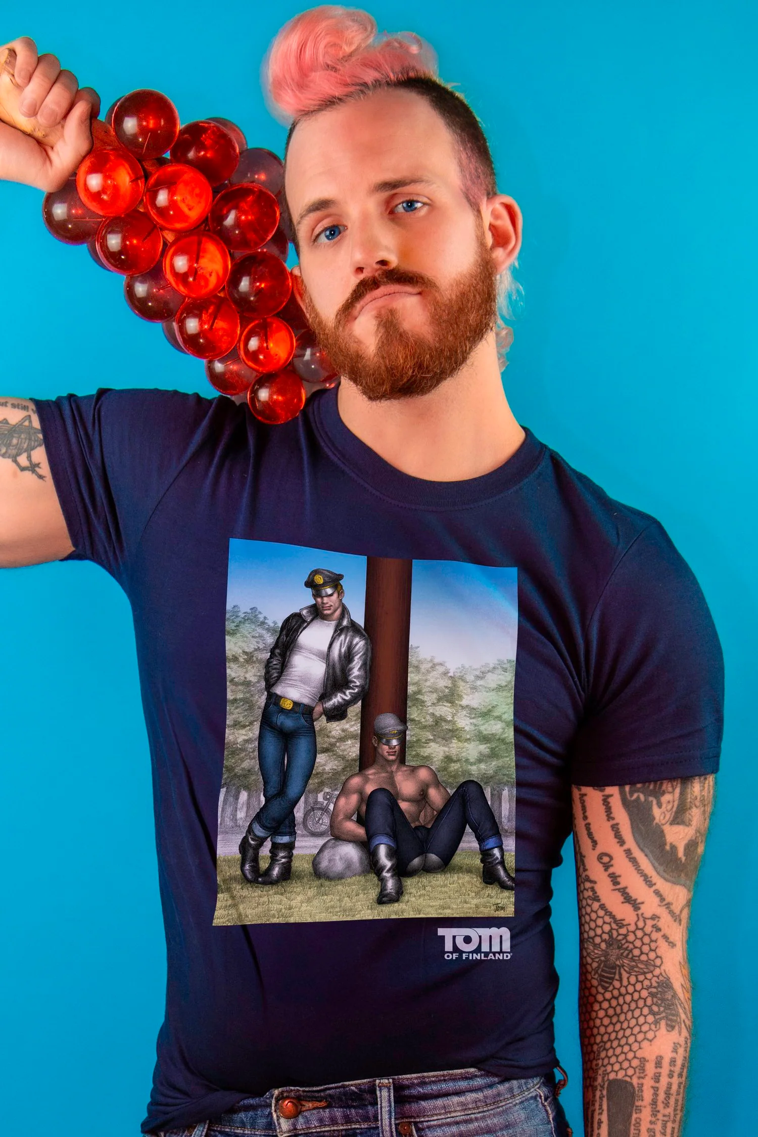 Tom of Finland Rest Stop Tee by Peachy Kings - Image 3