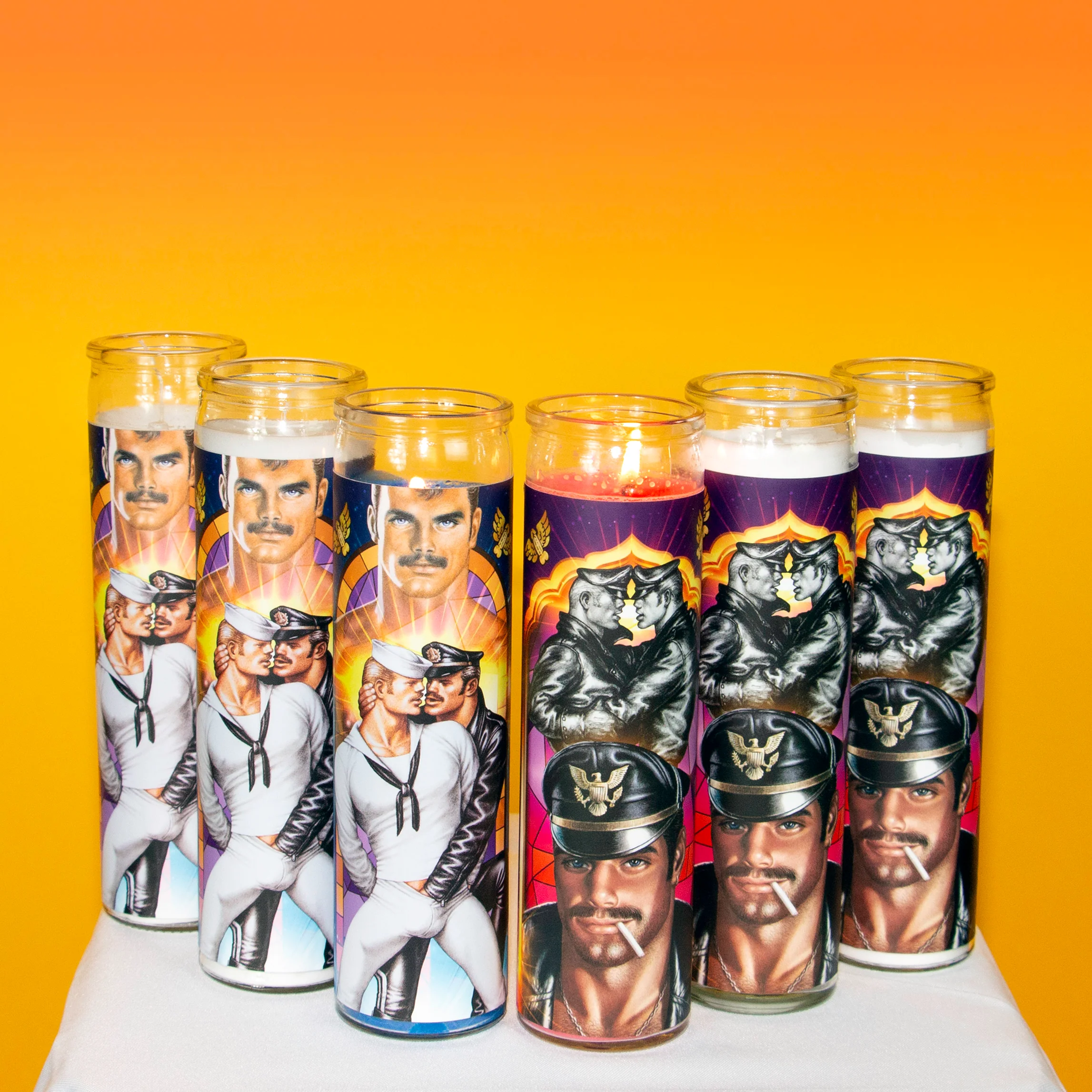 Tom of Finland "SAINT LEATHERMAN" Prayer Candle by Peachy Kings - Image 6