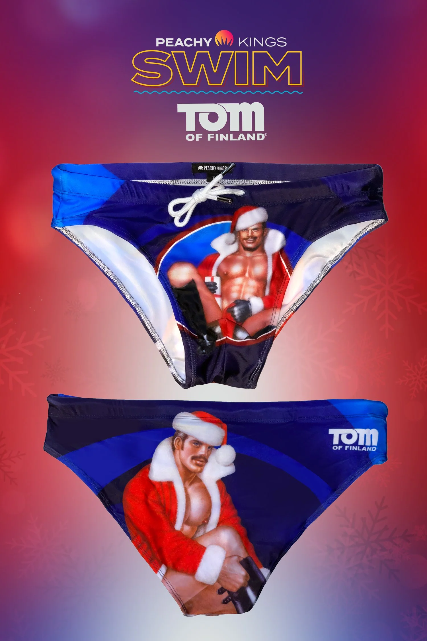 Tom of Finland SANTA Swim Brief by Peachy Kings - Image 9
