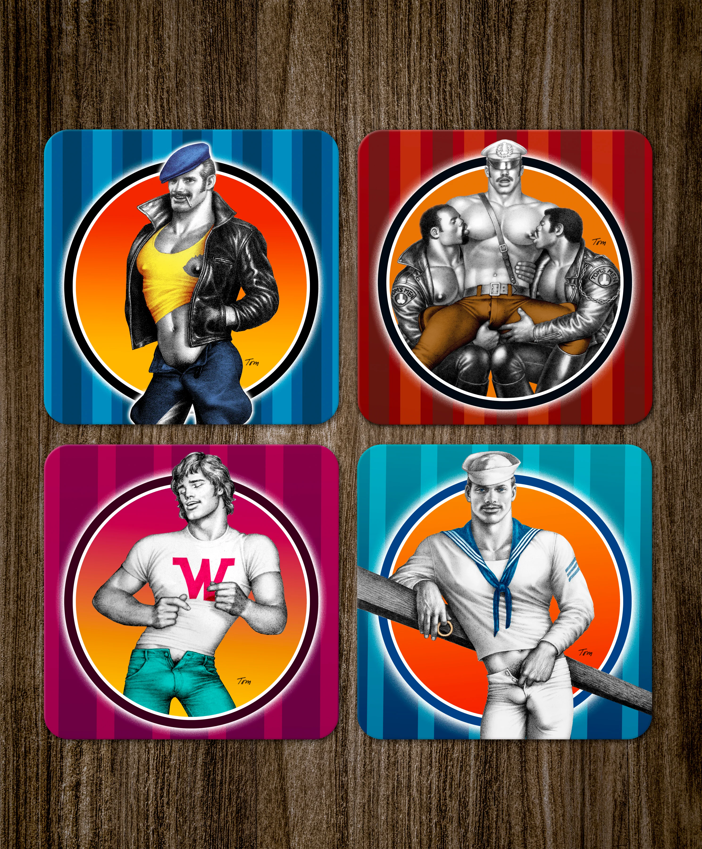 Tom of Finland Sexy Santa Coaster - Image 5