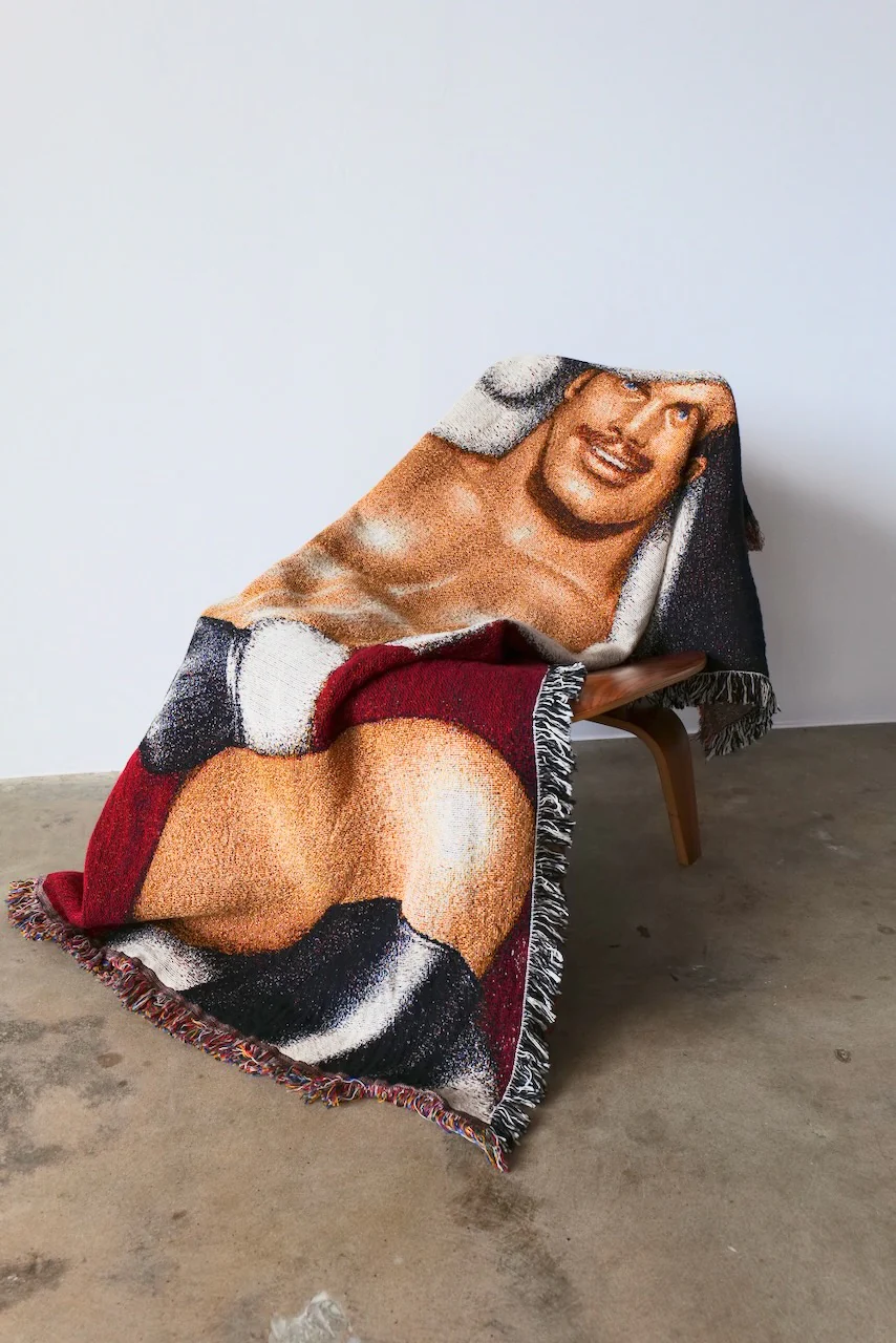 Tom of Finland Sexy Santa Woven Blanket - Image 3