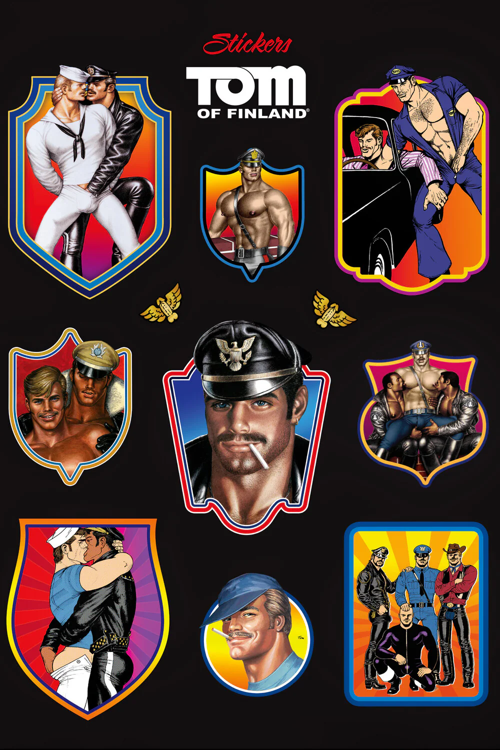 Tom of Finland Stickers by Kweer Cards - Image 2