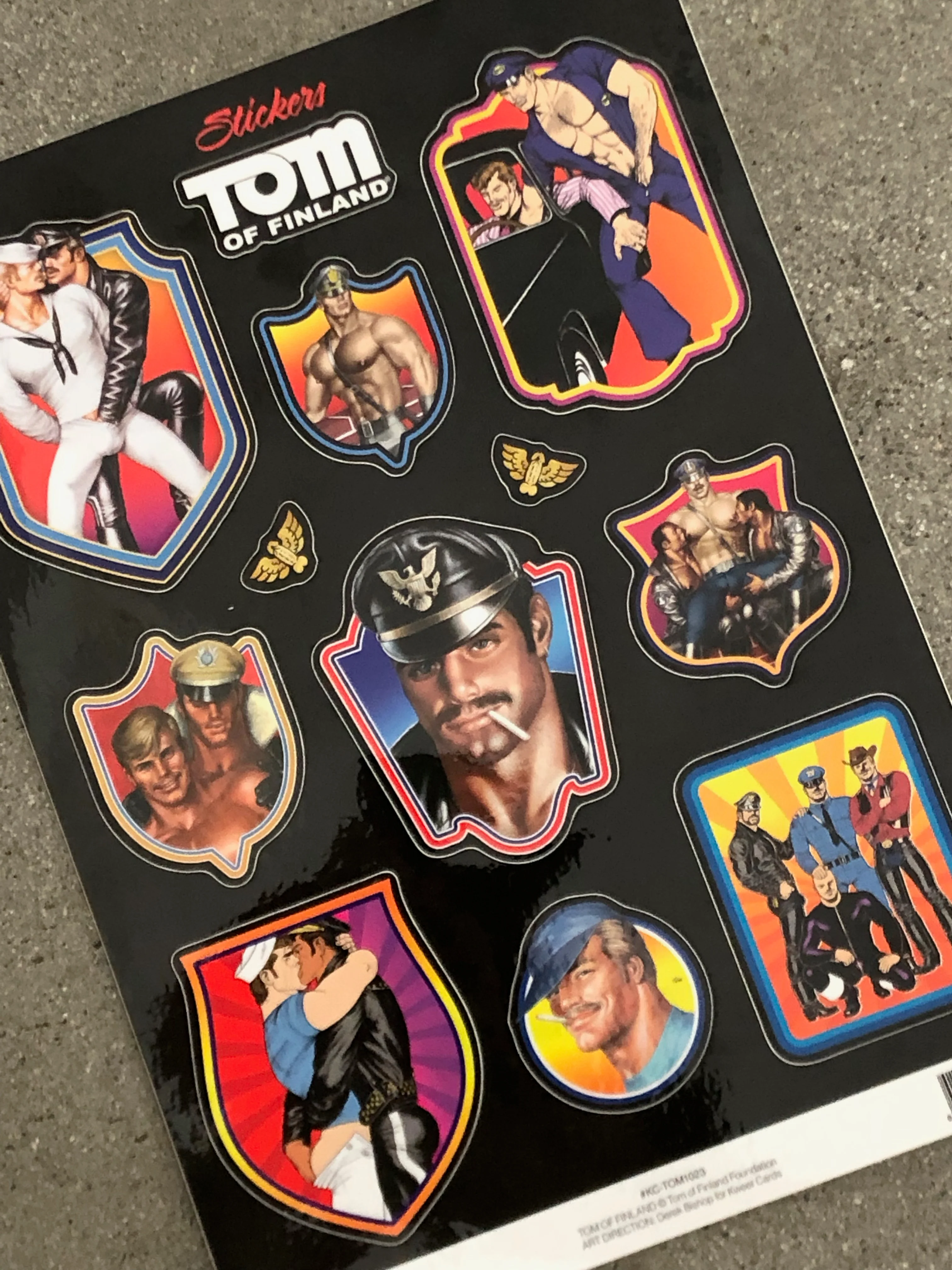 Tom of Finland Stickers by Kweer Cards - Image 3