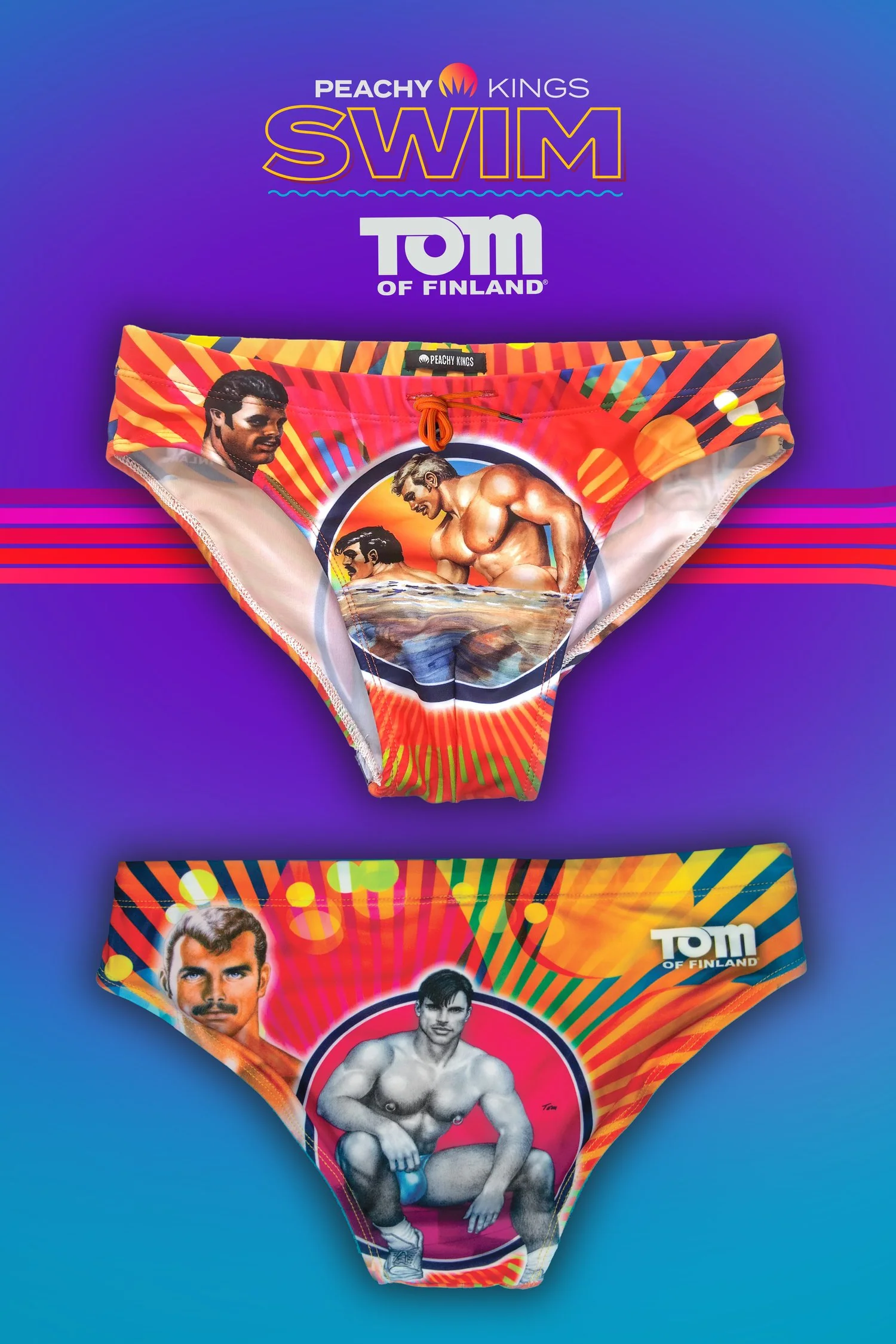 Tom of Finland Pride Swim Brief by Peachy Kings - Image 2