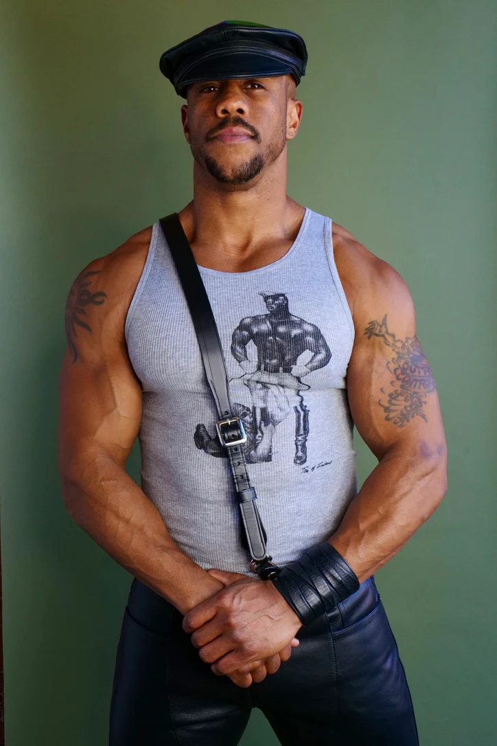 Tom of Finland WORSHIP Ribbed Tank Grey - Image 3