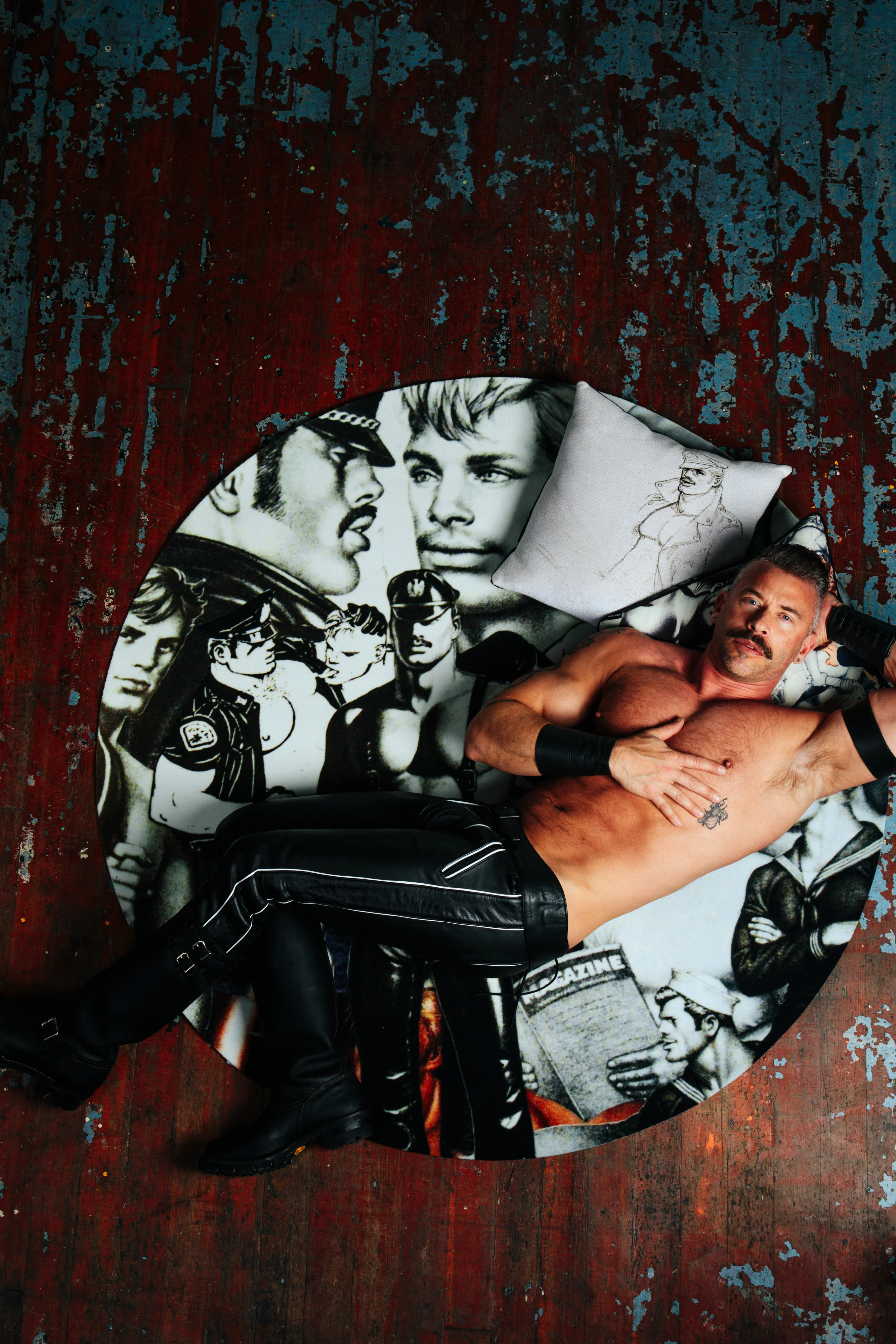Tom of Finland x HENZEL STUDIO rug, Untitled #4 - Image 12