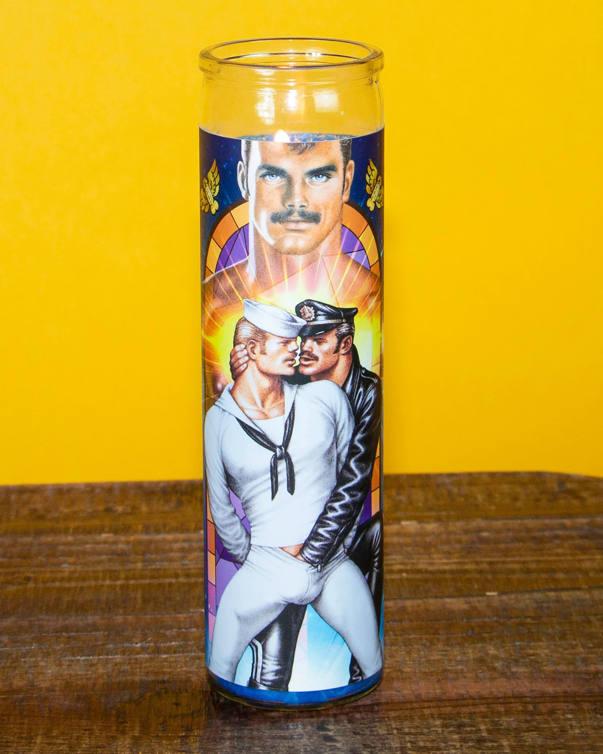Tom of Finland "SAINT SLUTTY SAILOR " Prayer Candle by Peachy Kings - Image 3