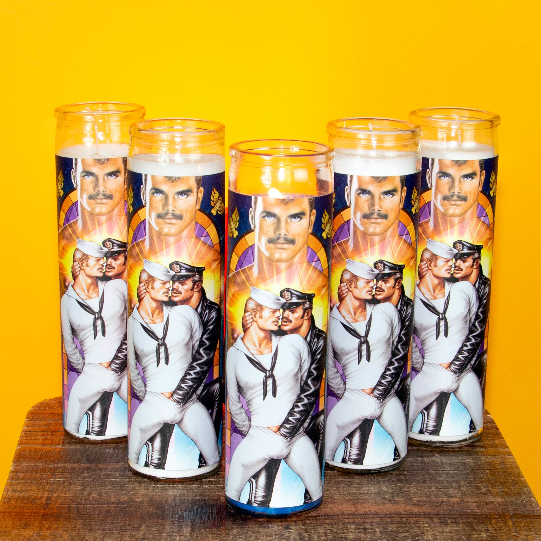 Tom of Finland "SAINT SLUTTY SAILOR " Prayer Candle by Peachy Kings - Image 5