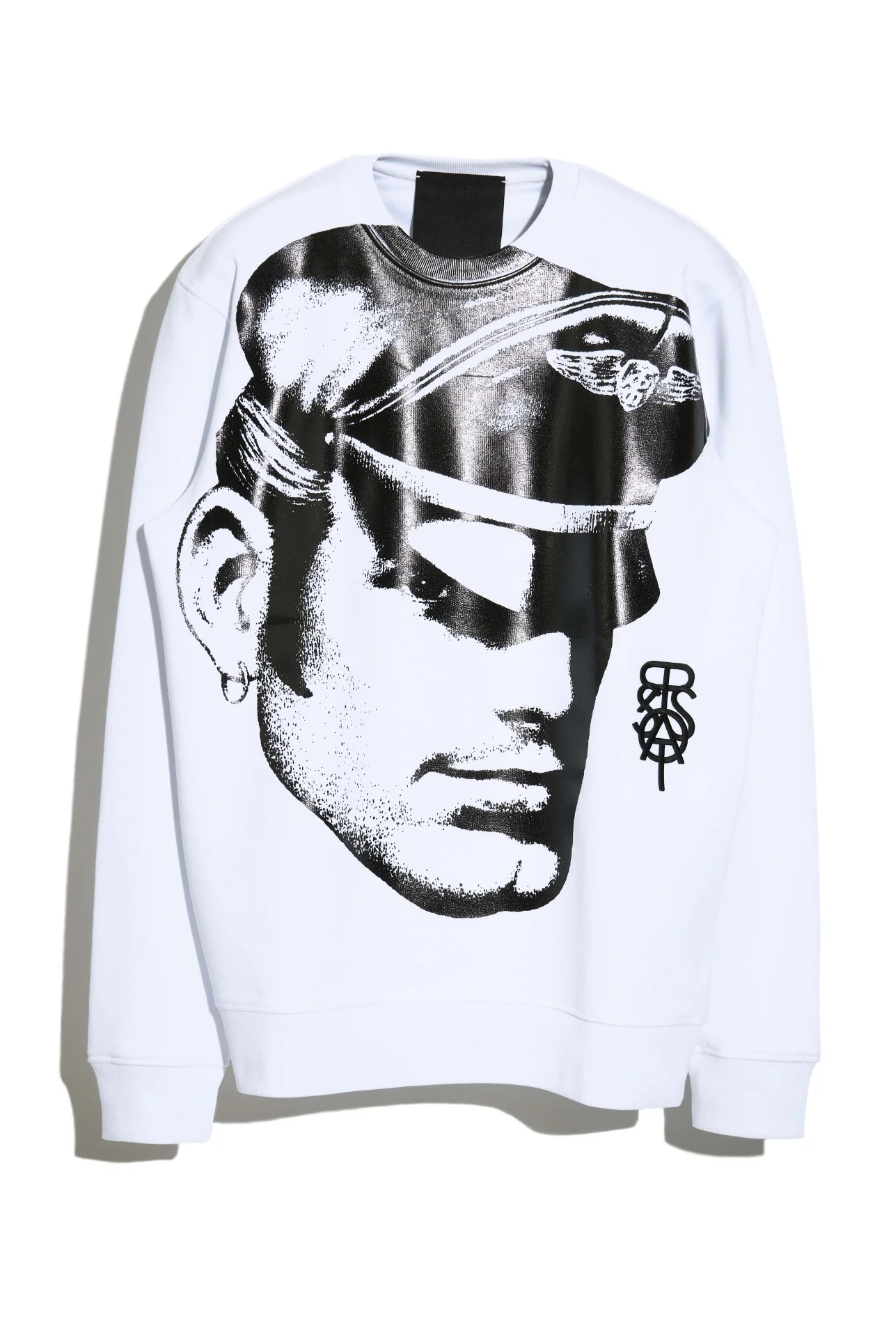 TOM OF FINLAND x WE ARE SPASTOR BIKER HEAD SWEATSHIRT - WHITE - Image 11