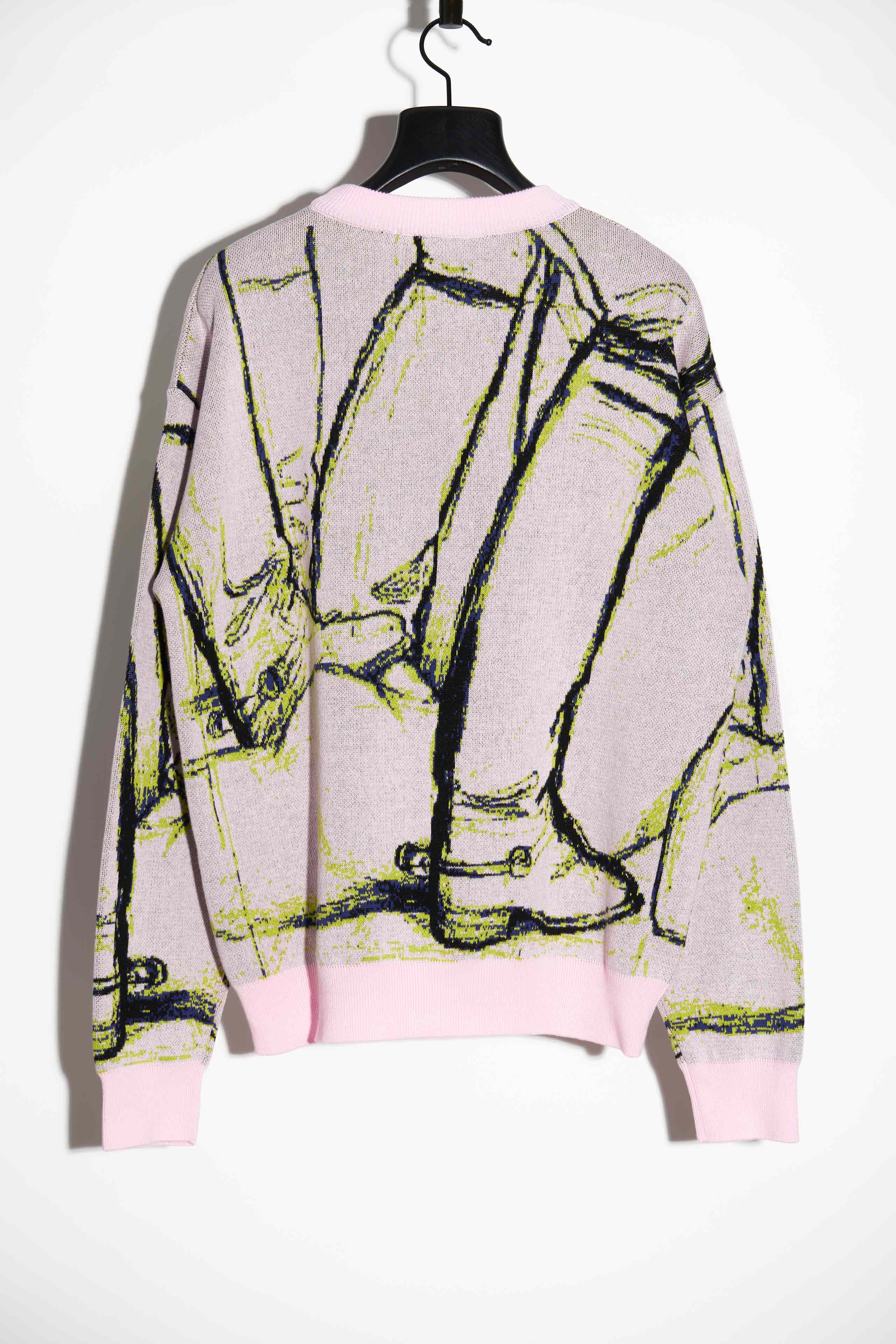 TOM OF FINLAND x WE ARE SPASTOR SWEATER PINK - Image 6