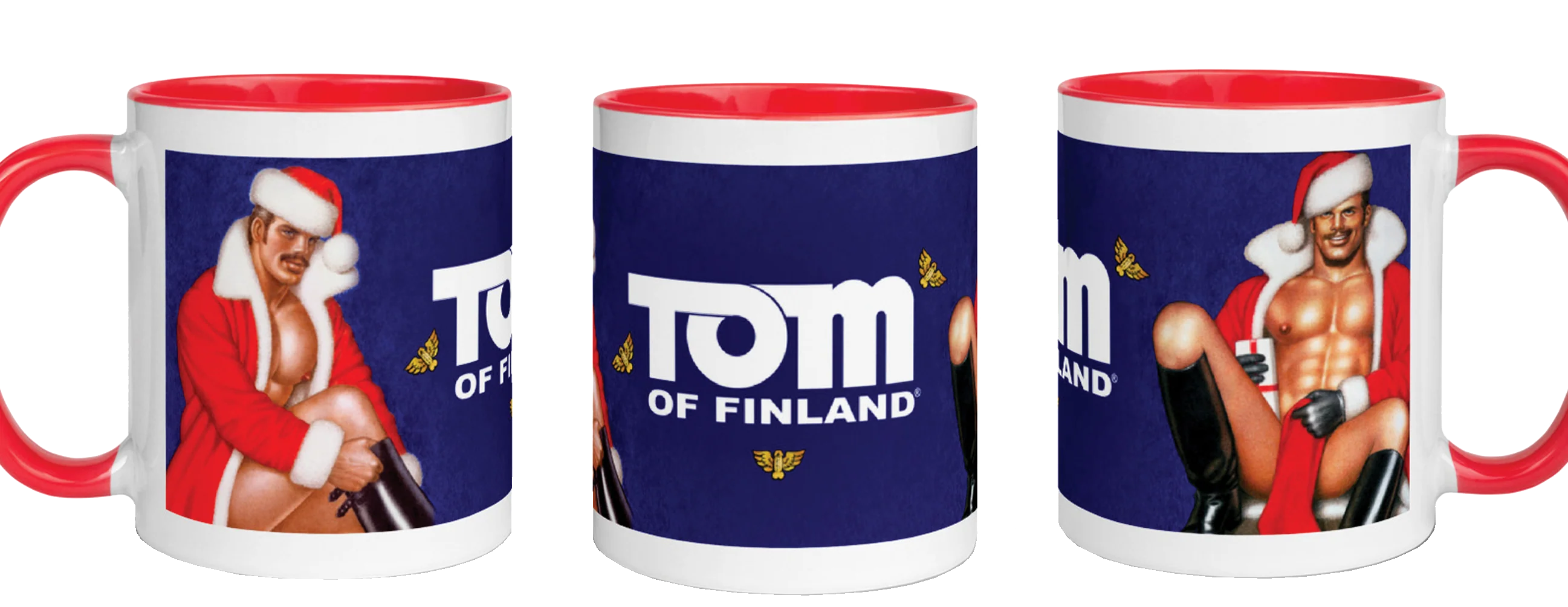 Tom of Finland XMAS Coffee Mug by Peachy Kings - Image 5