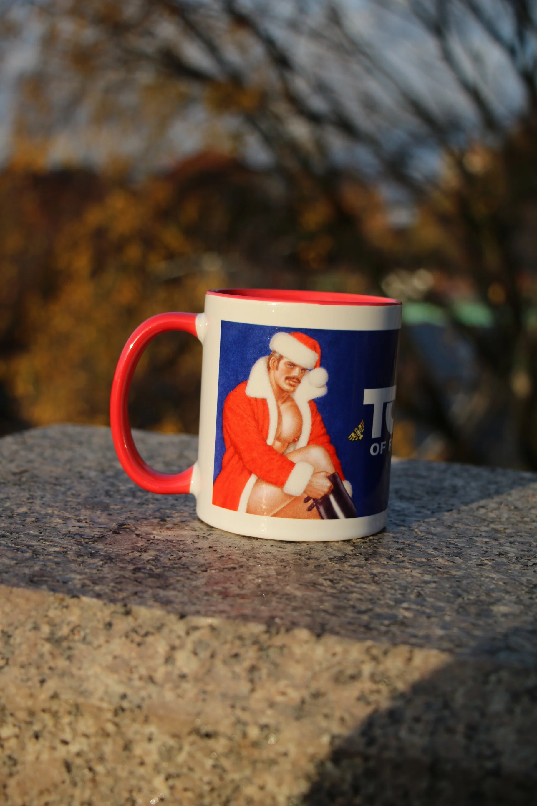 Tom of Finland XMAS Coffee Mug by Peachy Kings - Image 6