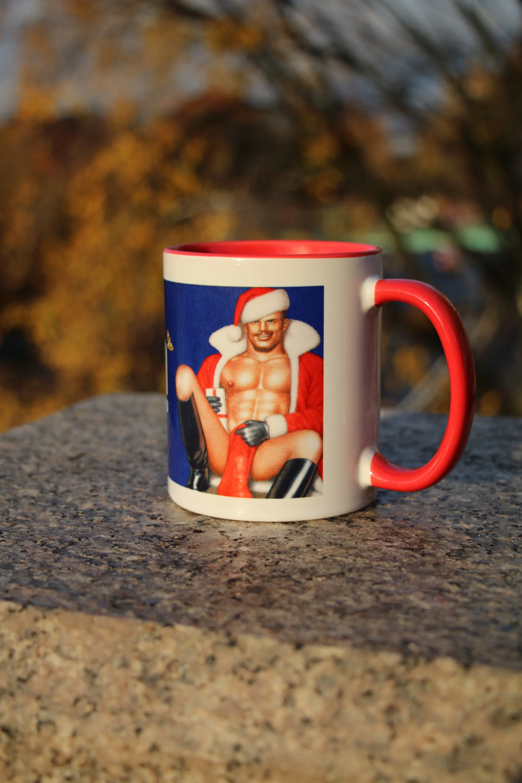 Tom of Finland XMAS Coffee Mug by Peachy Kings - Image 7