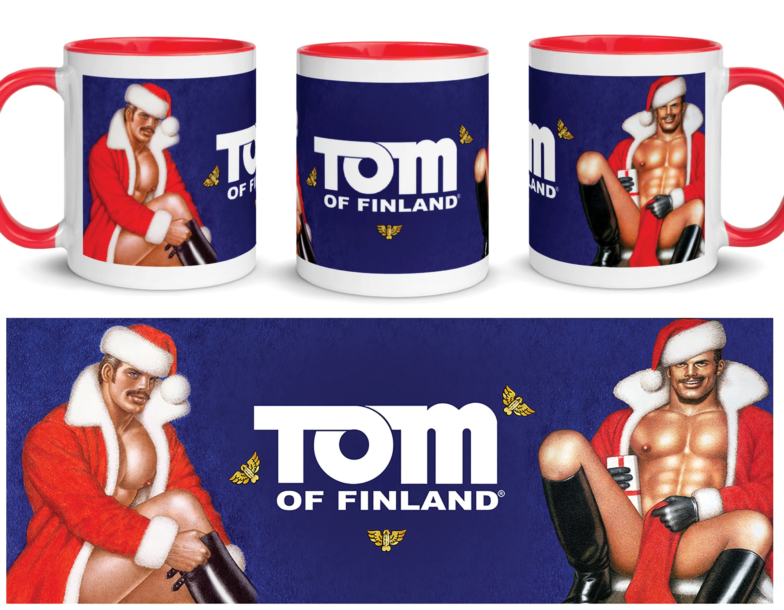 Tom of Finland XMAS Coffee Mug by Peachy Kings - Image 9
