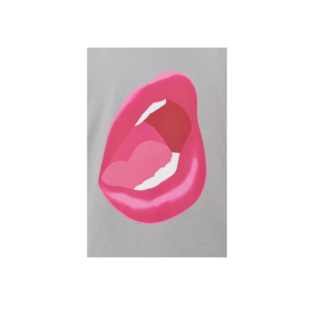Tom Wesselmann Mouth #7 T-Shirt - Gray - Image 3