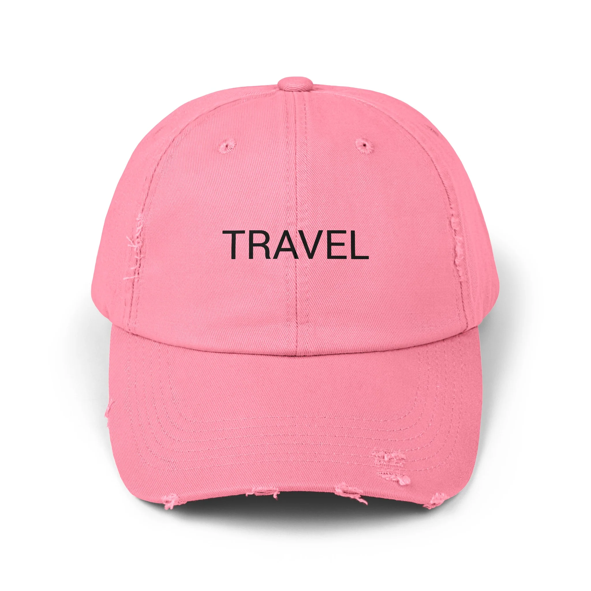 TRAVEL Distressed Cap in 6 colors - Image 6