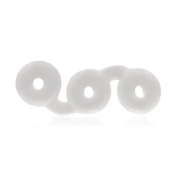 Triple Stack Cock Ring Clear by Perfect Fit - Image 3