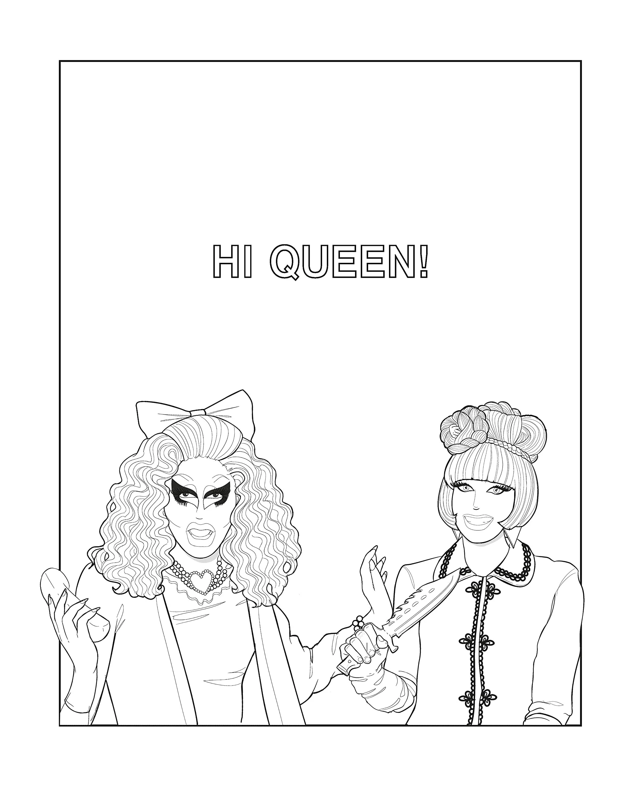 THE OFFICIAL TRIXIE AND KATYA COLORING BOOK - Image 10