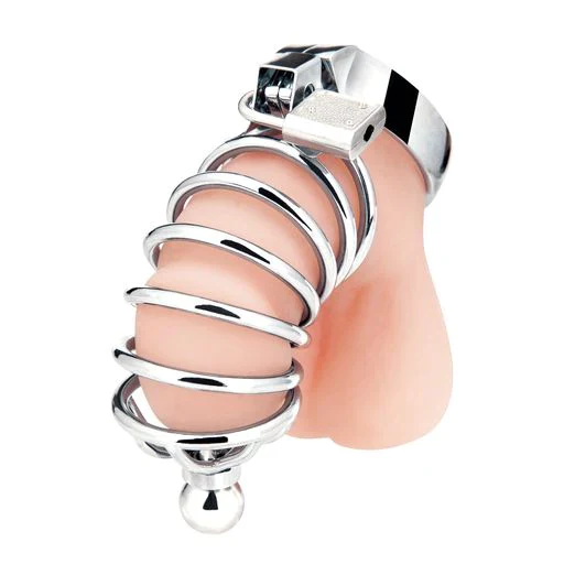 Urethral Play Cock Cage by Blue Line - Image 2