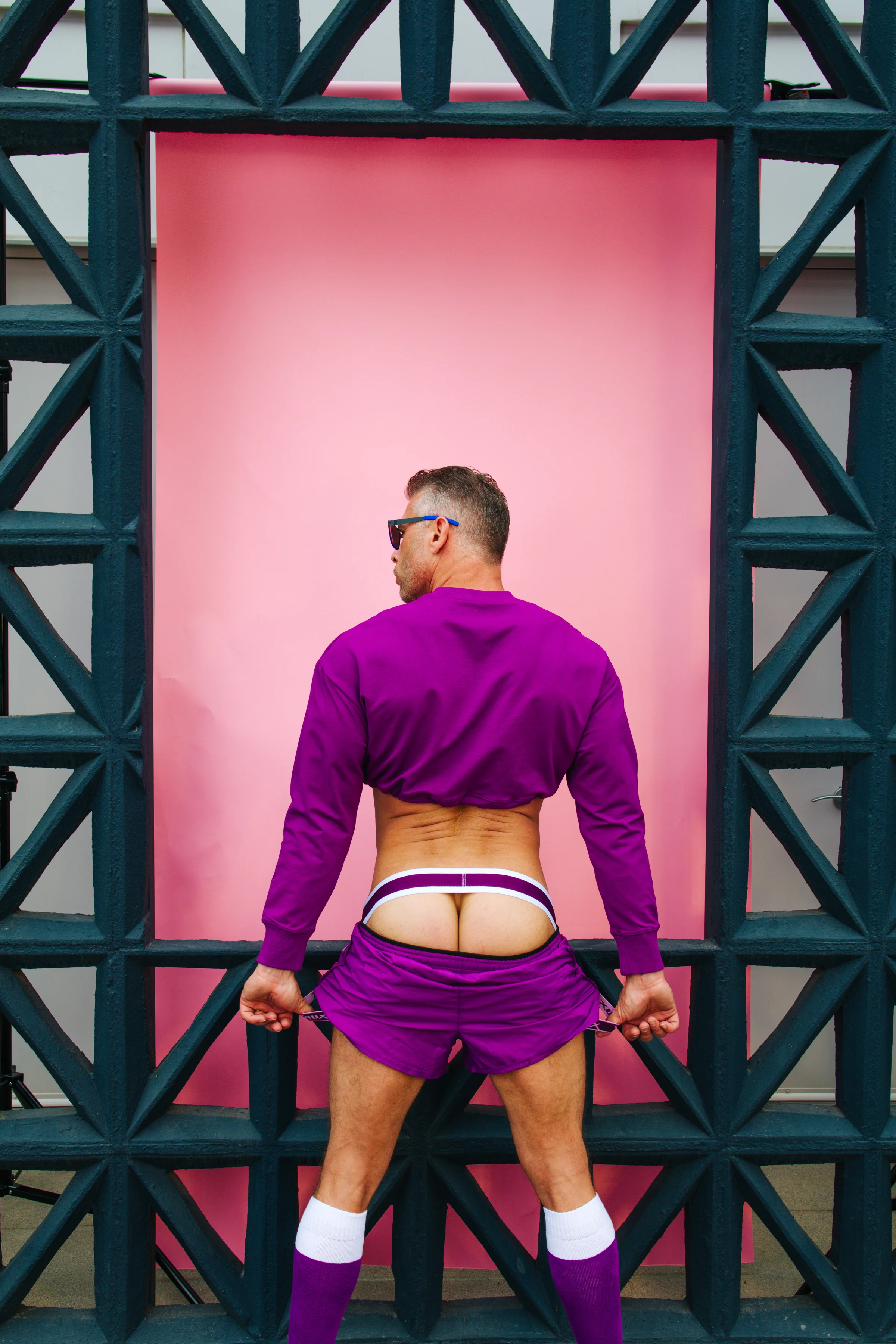 VAUX COTTON CANDY CROPPED TOP BY CELLBLOCK13 - Purple - Image 17