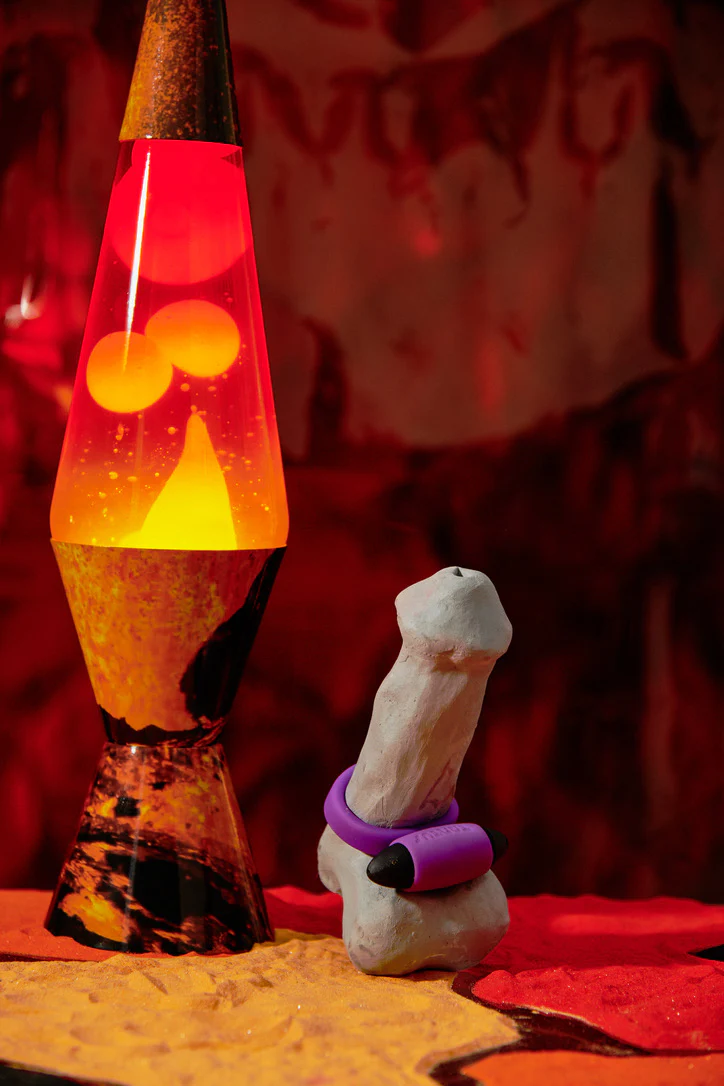 Vibrating Super Soft C-Ring Purple by Tantus - Image 2
